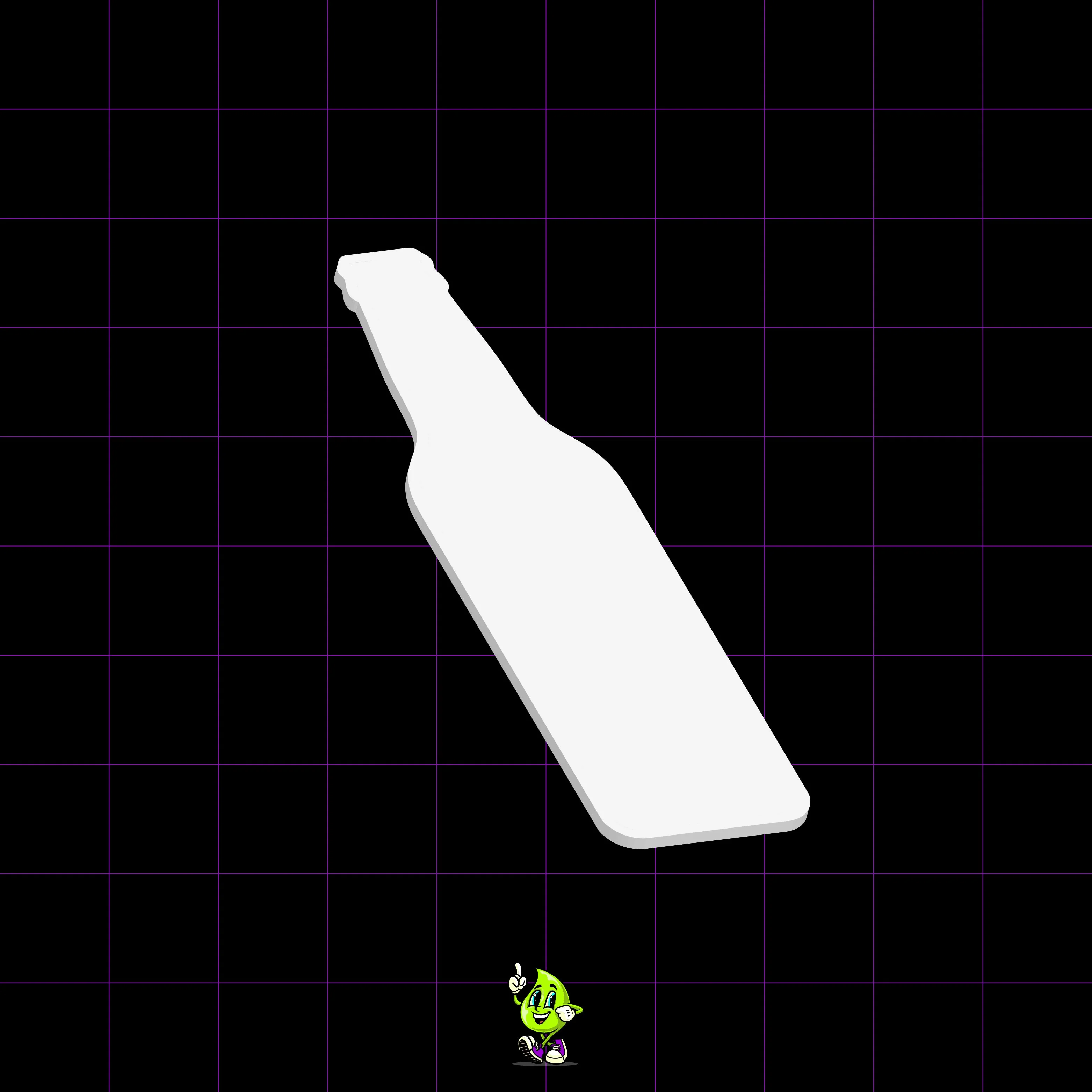 Blank Beer Bottle - Image 5