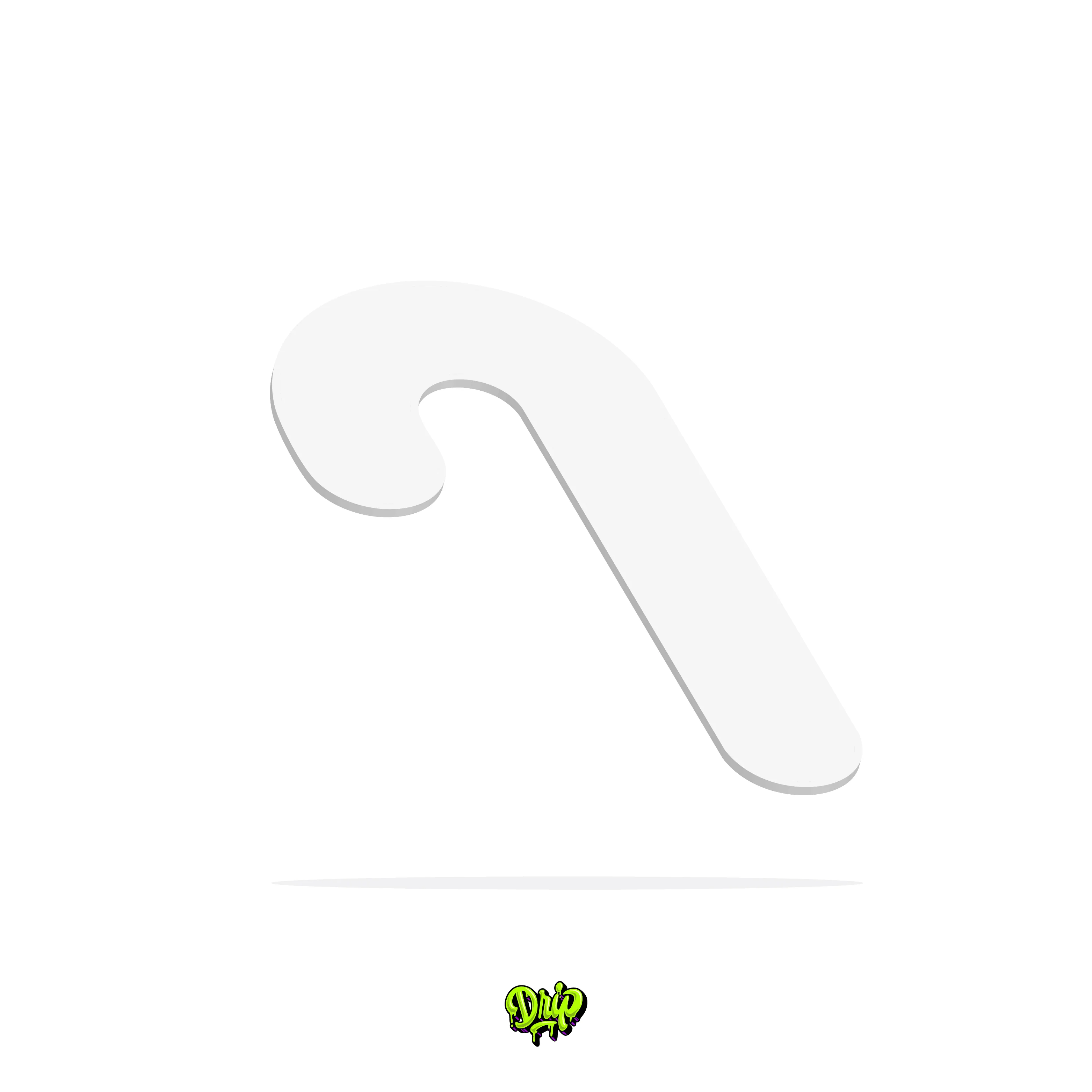 Blank Candy Cane