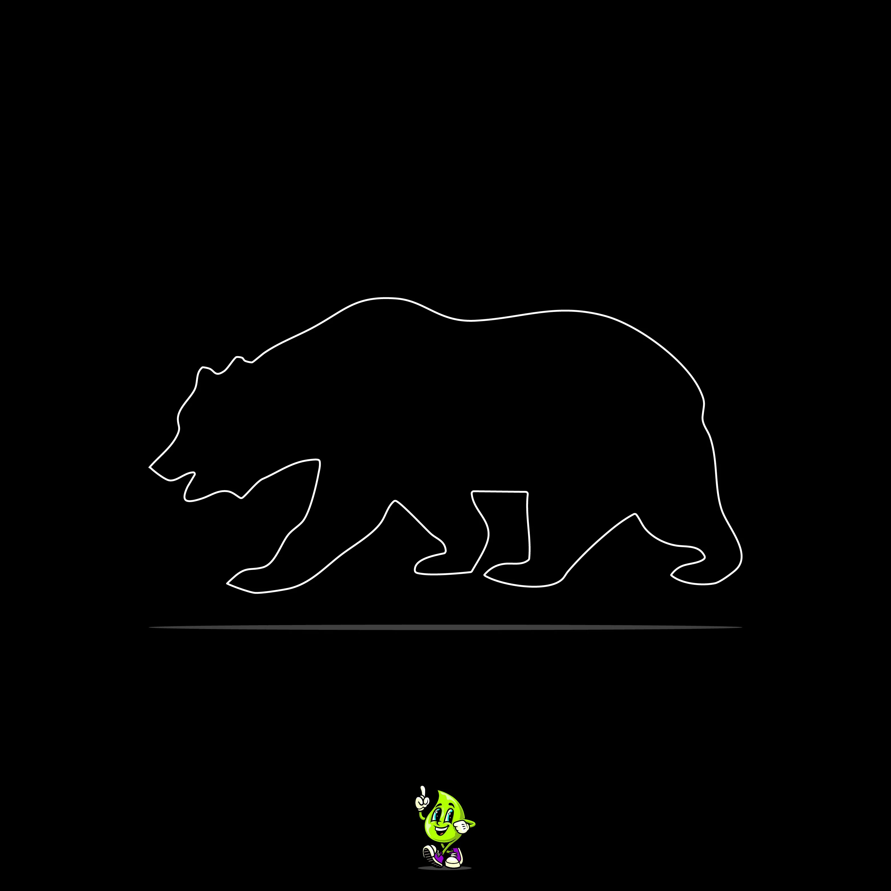 Blank California Grizzly Bear - Image 3