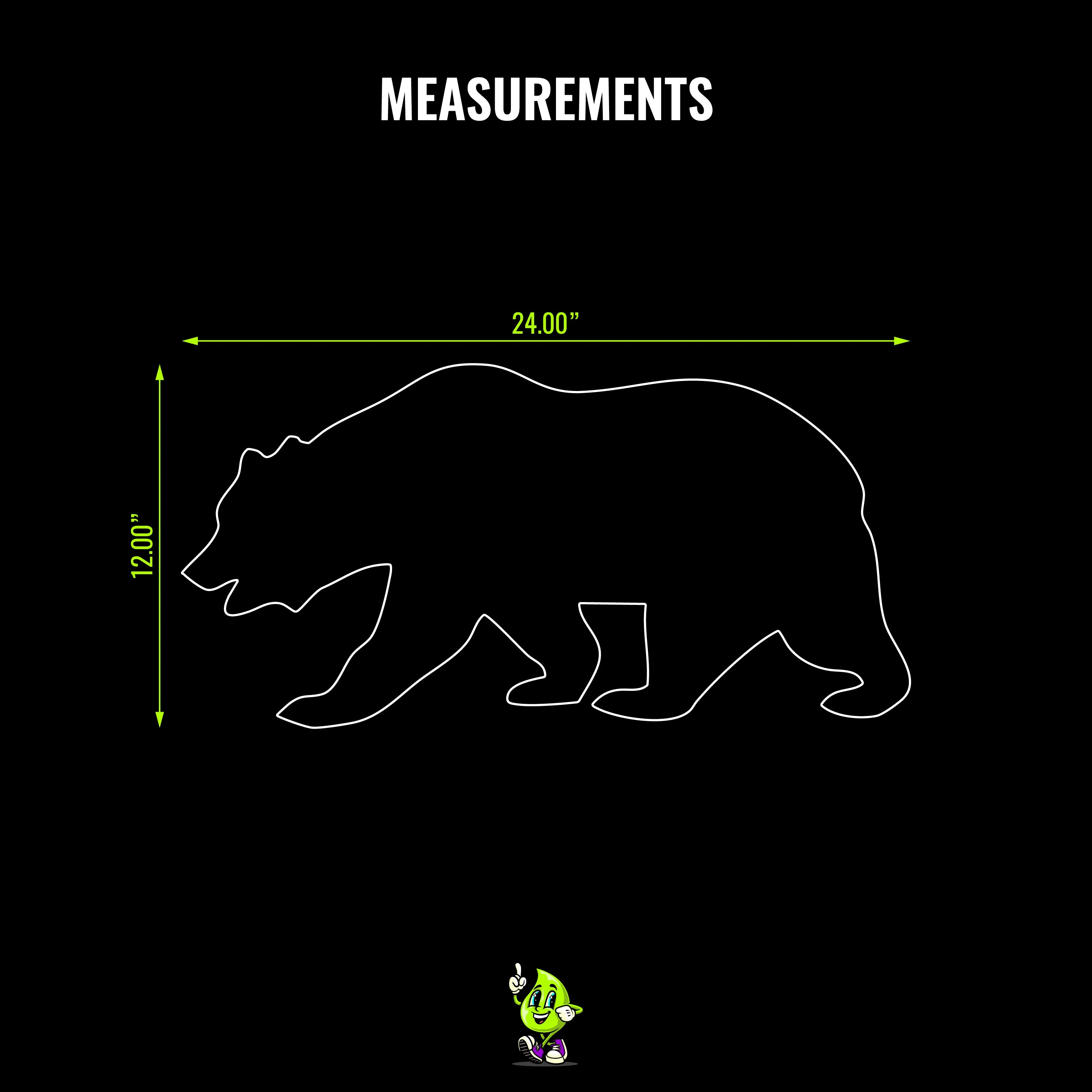 Blank California Grizzly Bear - Image 4