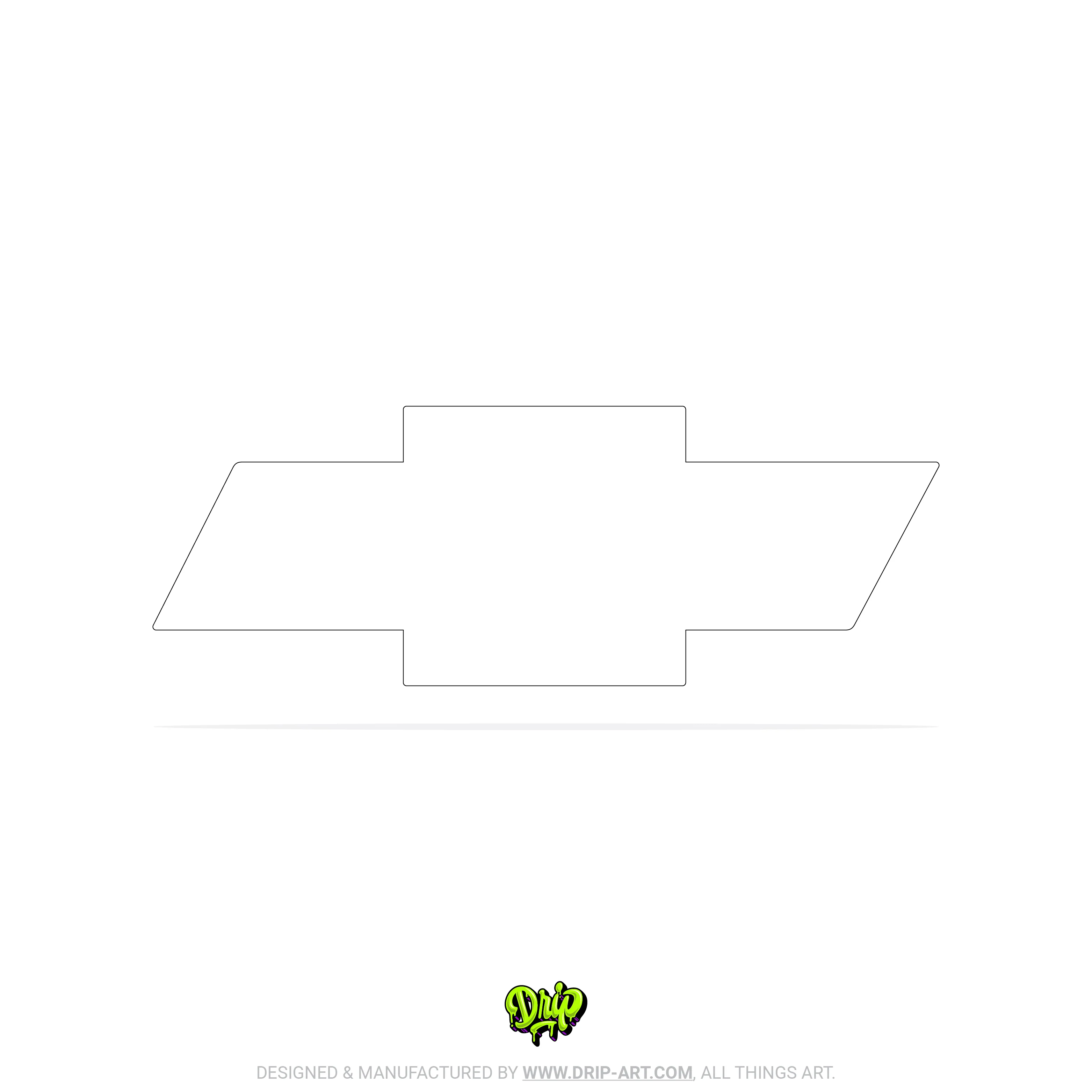 Blank Chevrolet Bowtie - Image 3