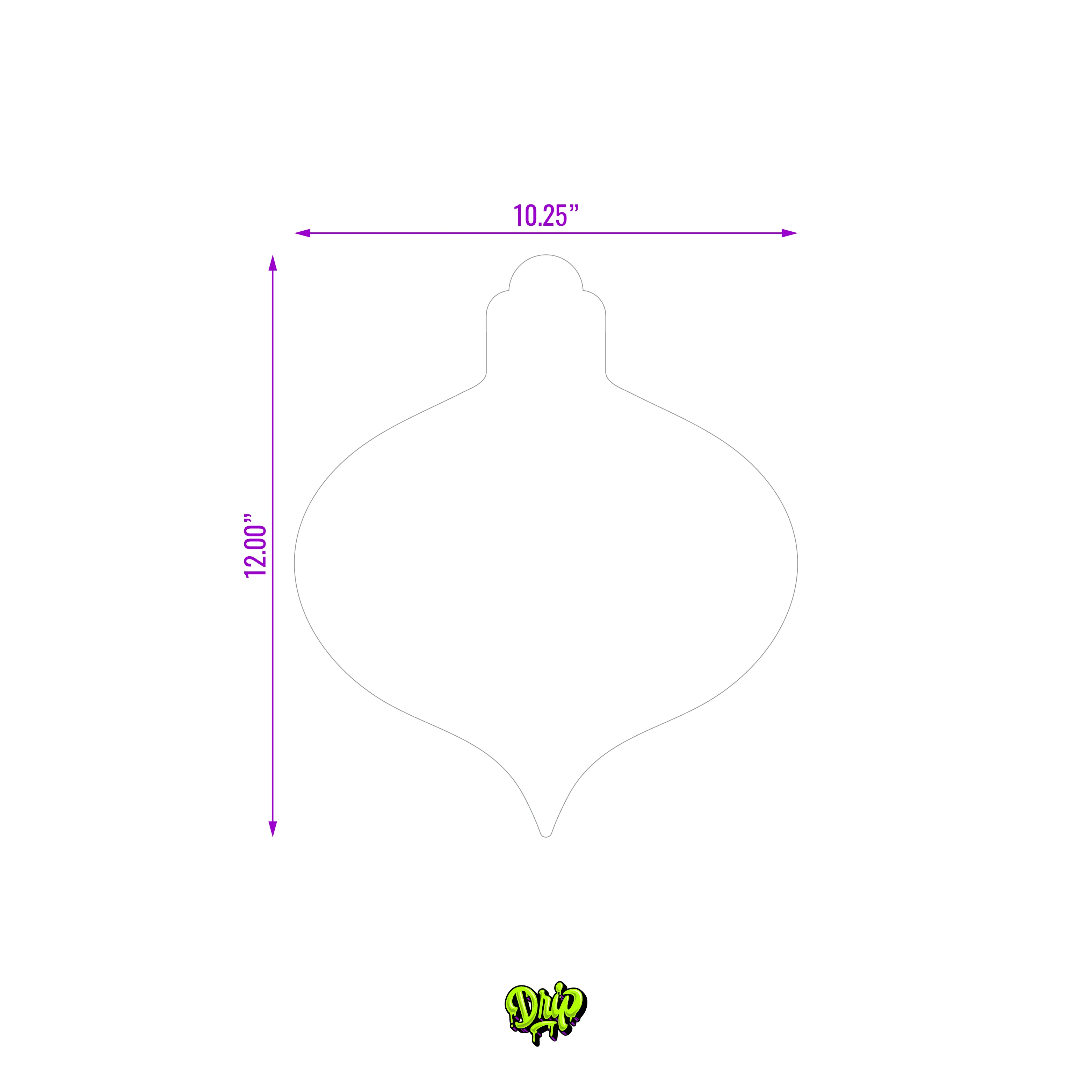 Blank Christmas Ornament II - Image 2