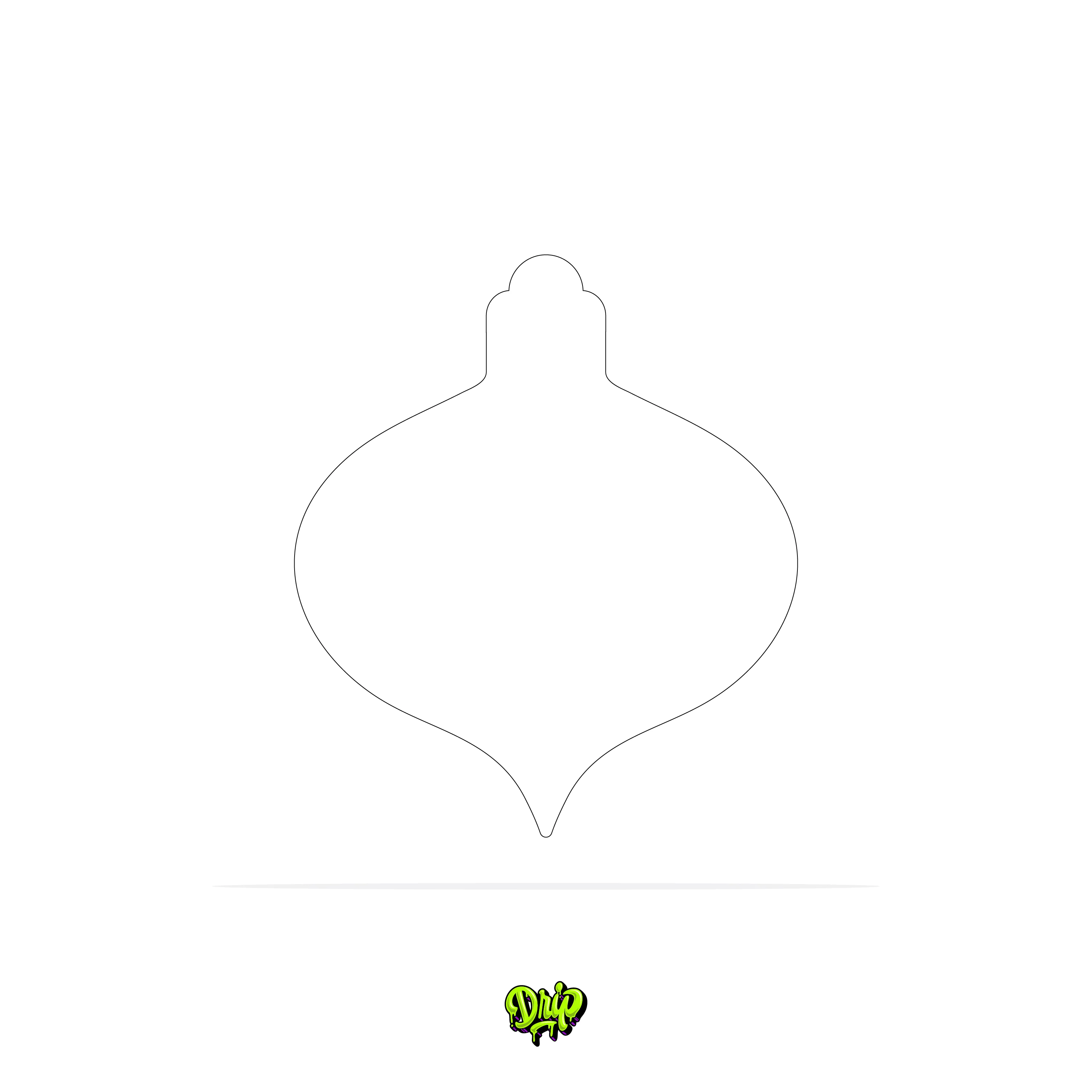 Blank Christmas Ornament II - Image 3
