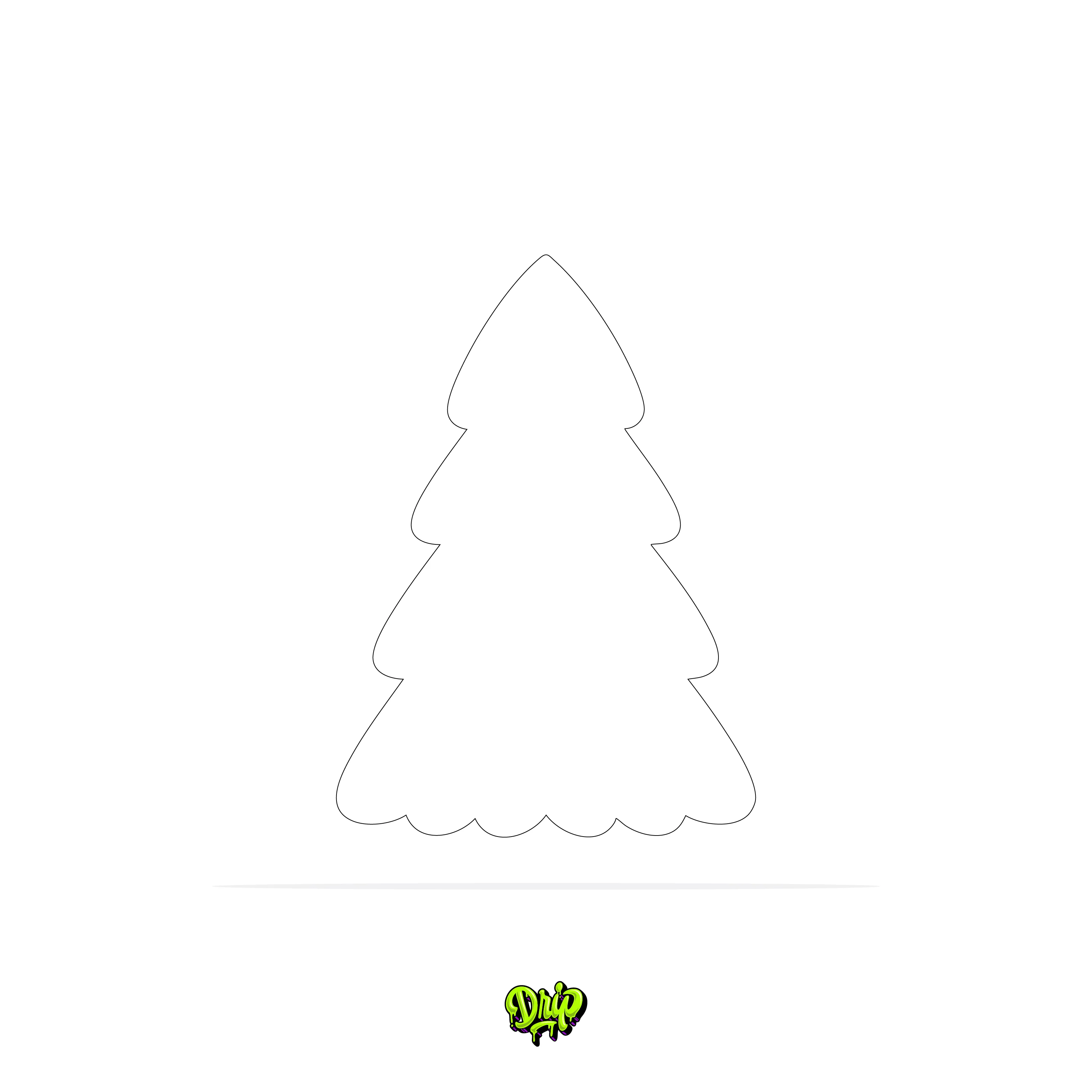 Blank Christmas Tree - Image 2