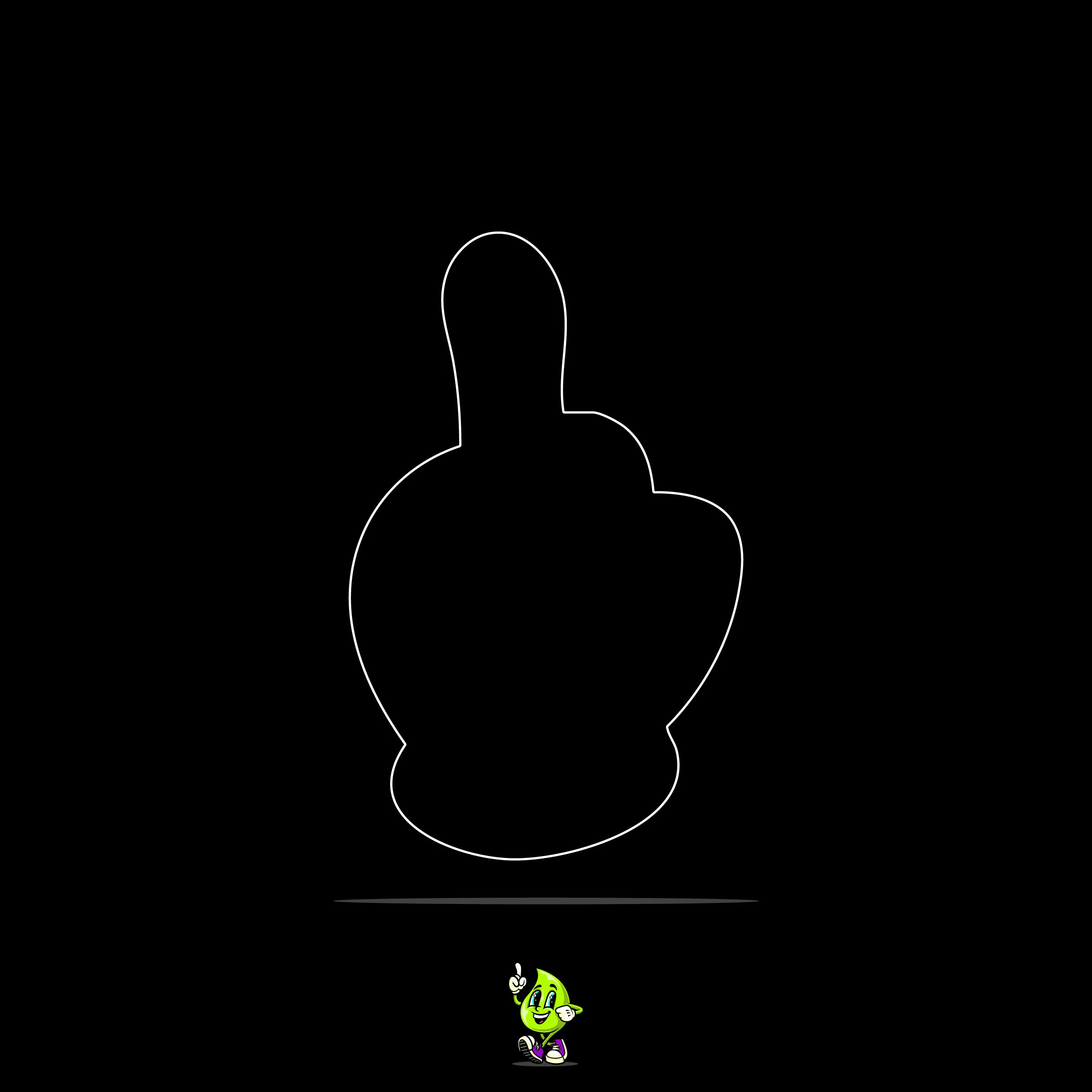 Blank F*ck You Finger - Image 3