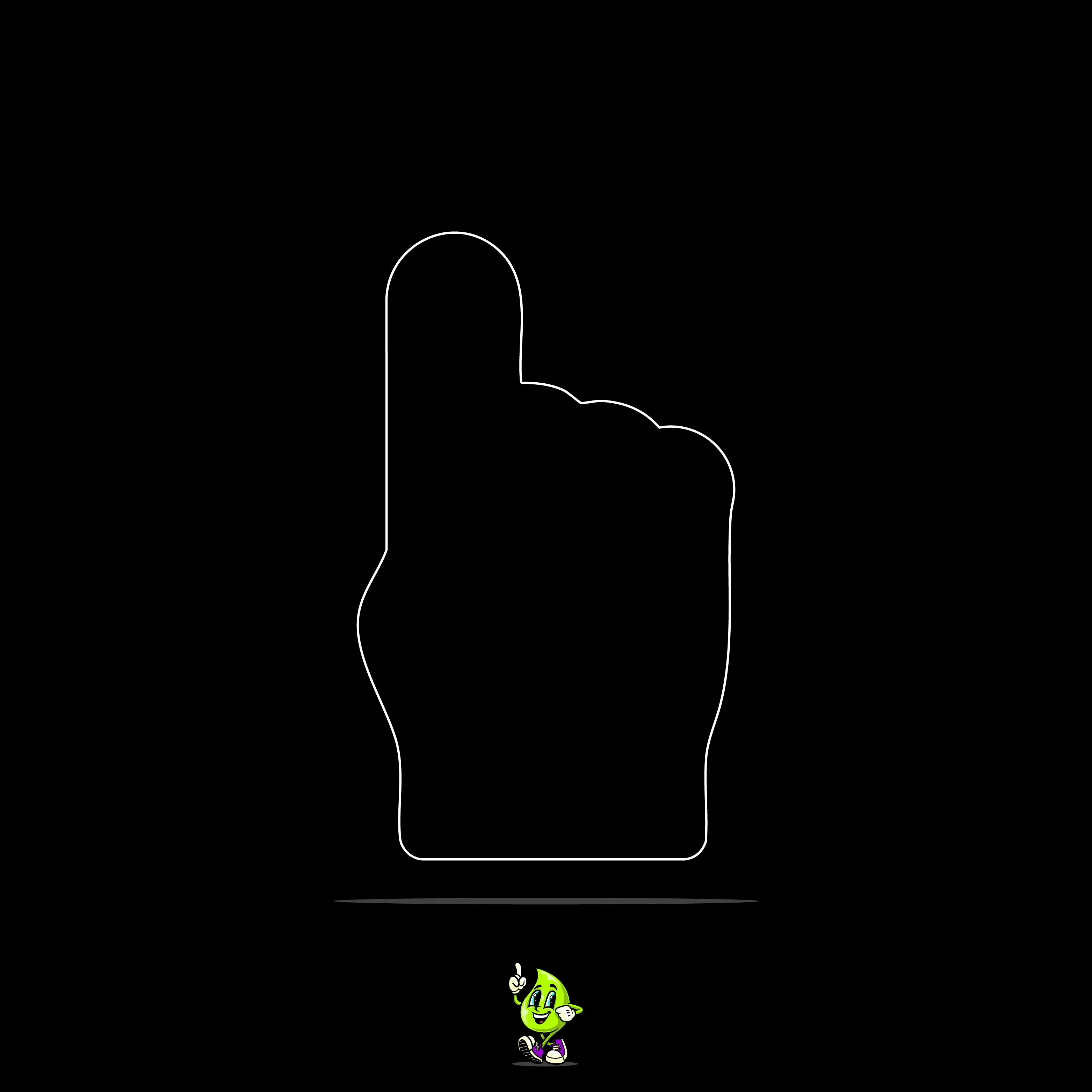 Blank Foam Finger - Image 3