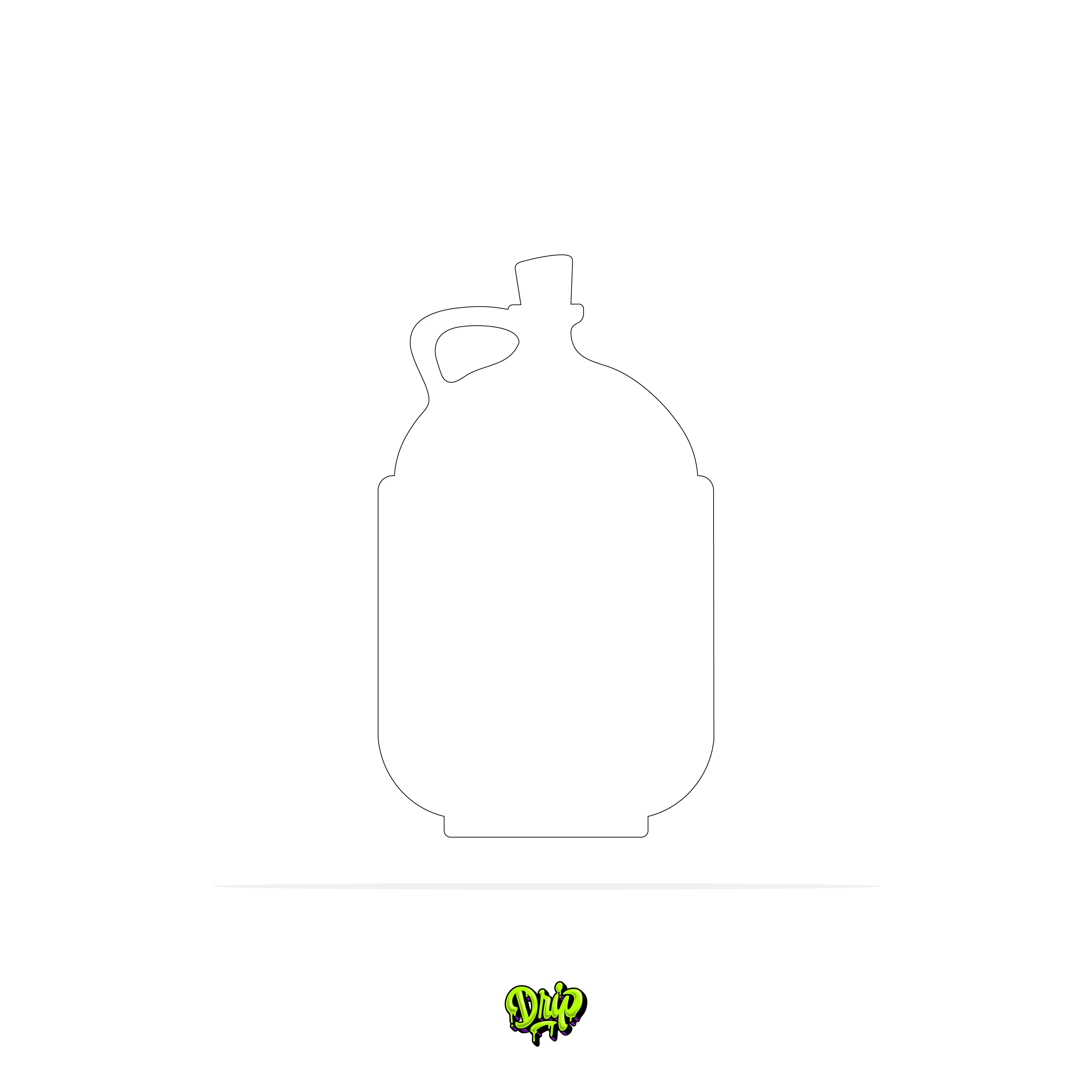 Blank Moonshine Jug - Image 2