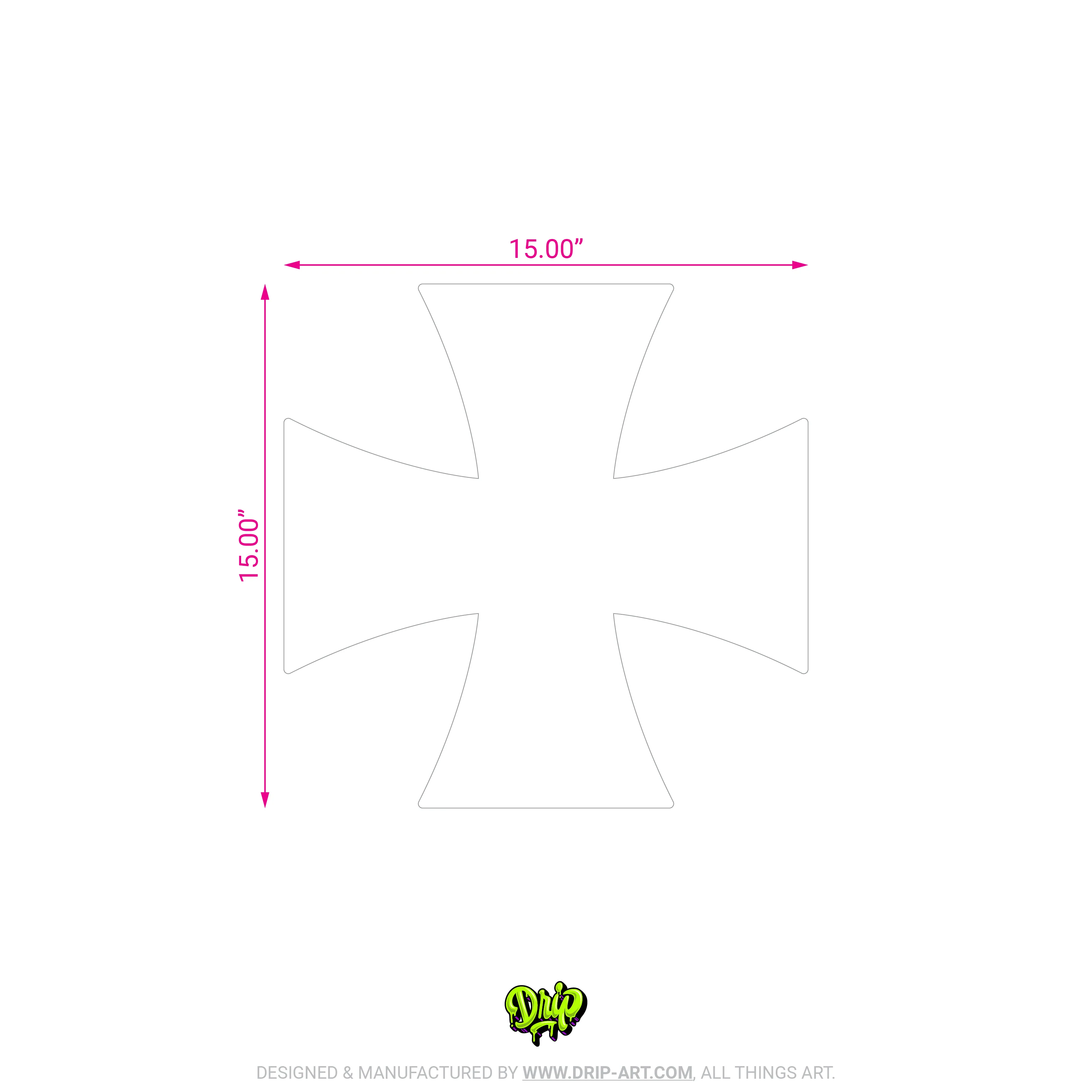 Blank Iron Cross - Custom Panel - Image 3