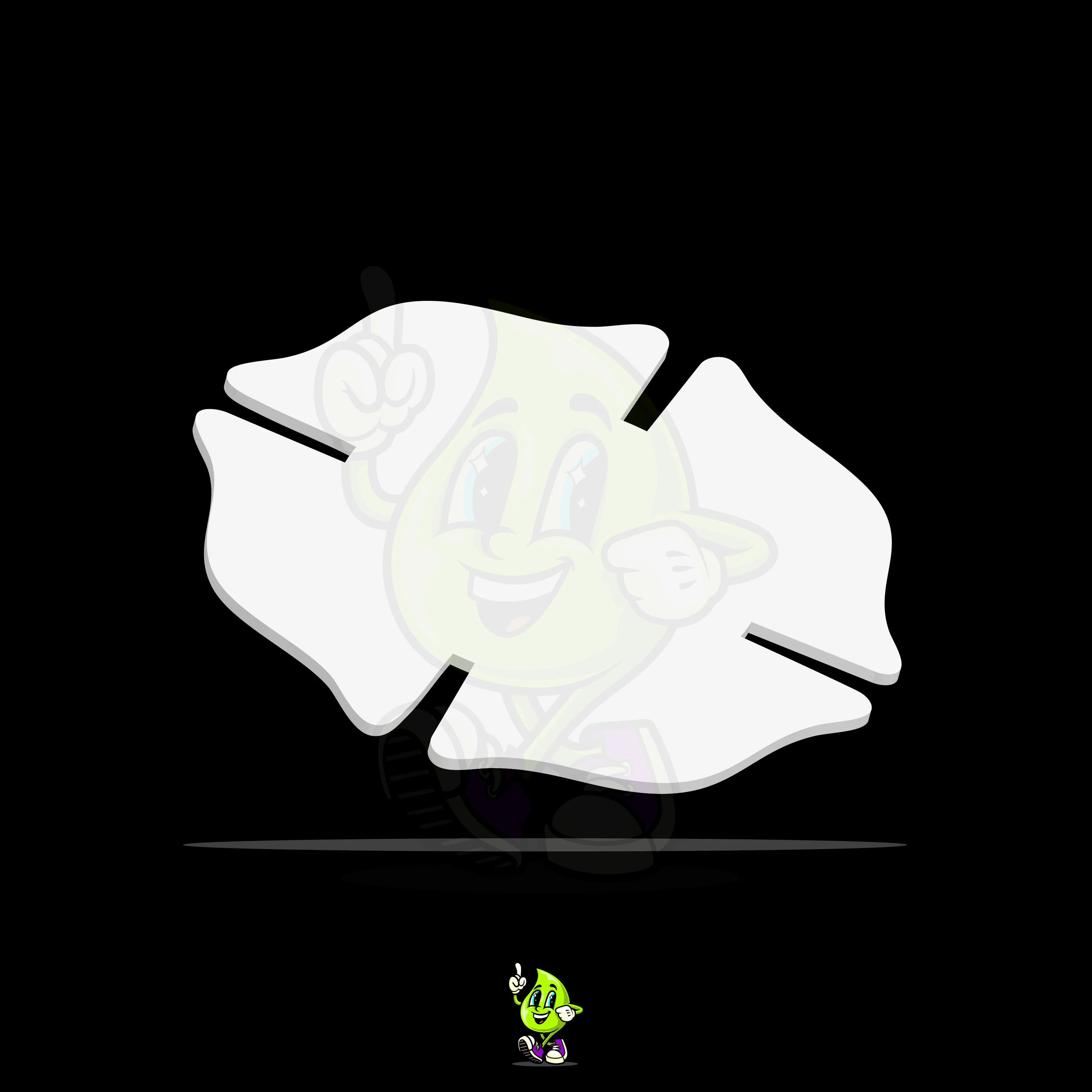 Blank Maltese Cross