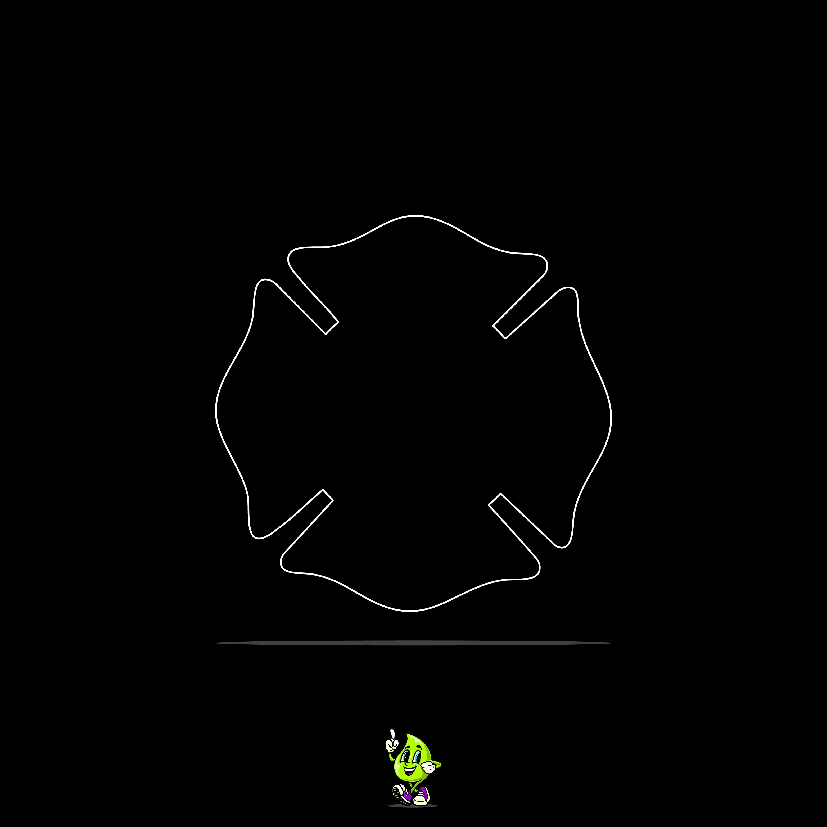Blank Maltese Cross - Image 3