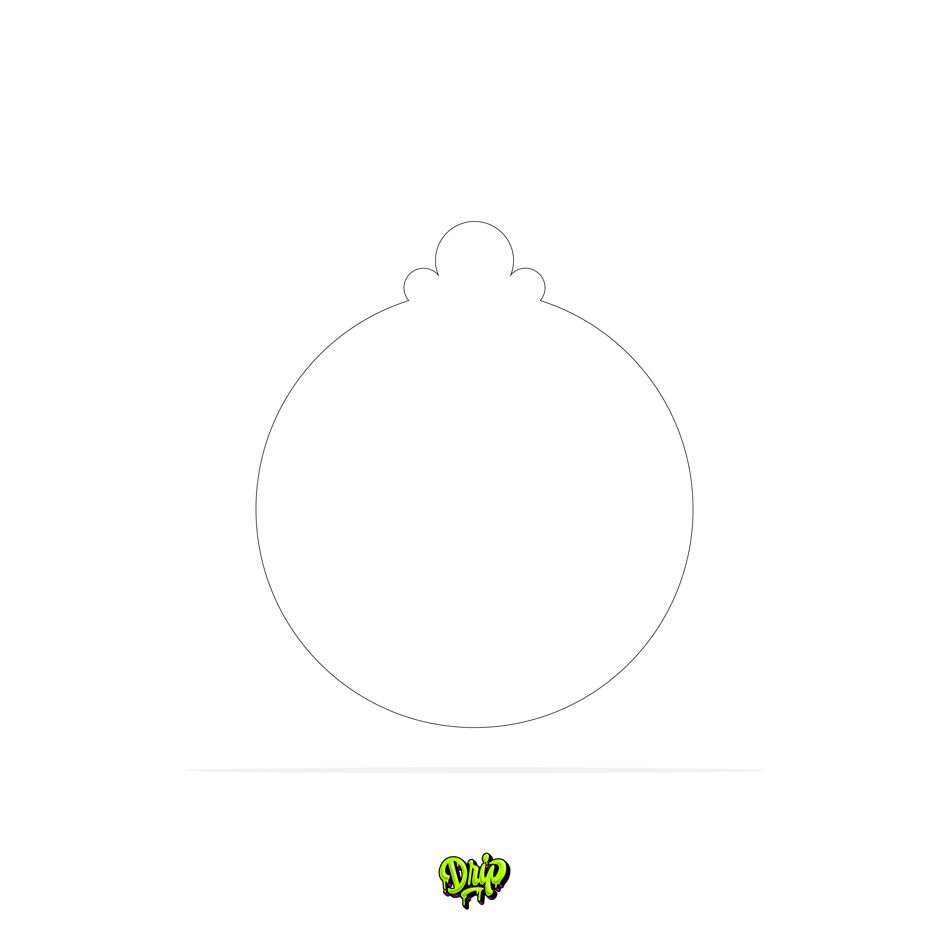 Blank Christmas Ornament I - Image 2