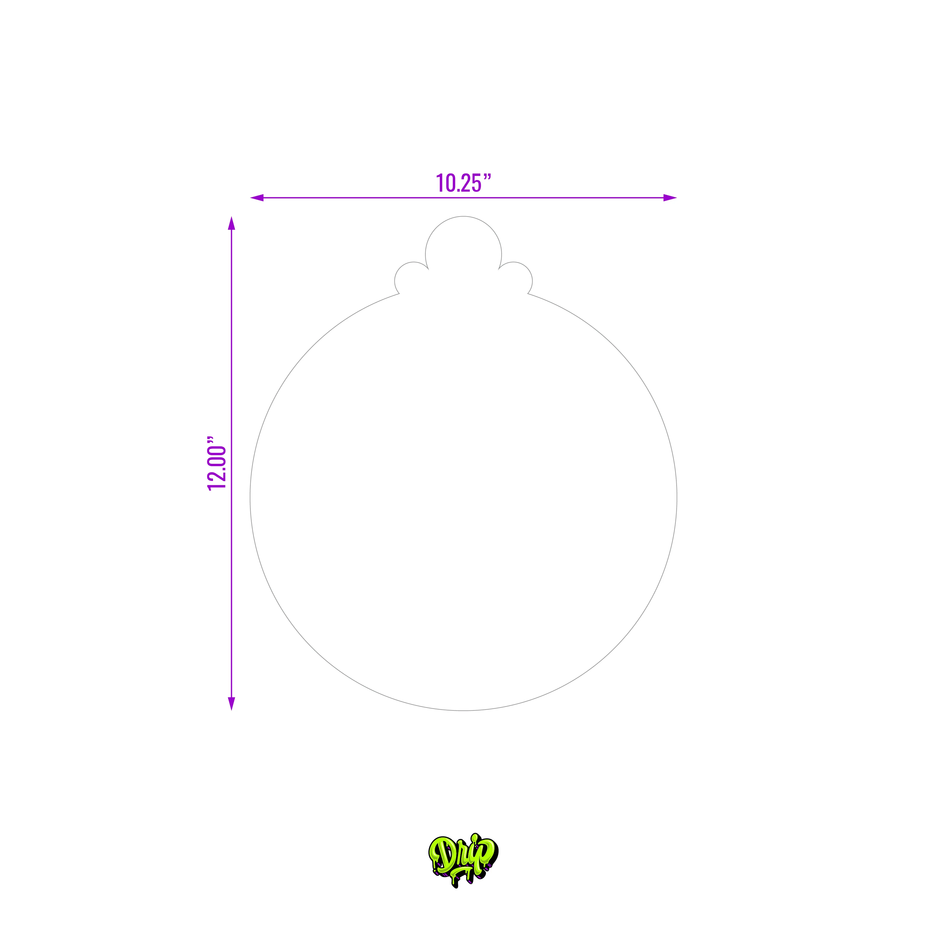 Blank Christmas Ornament I - Image 3