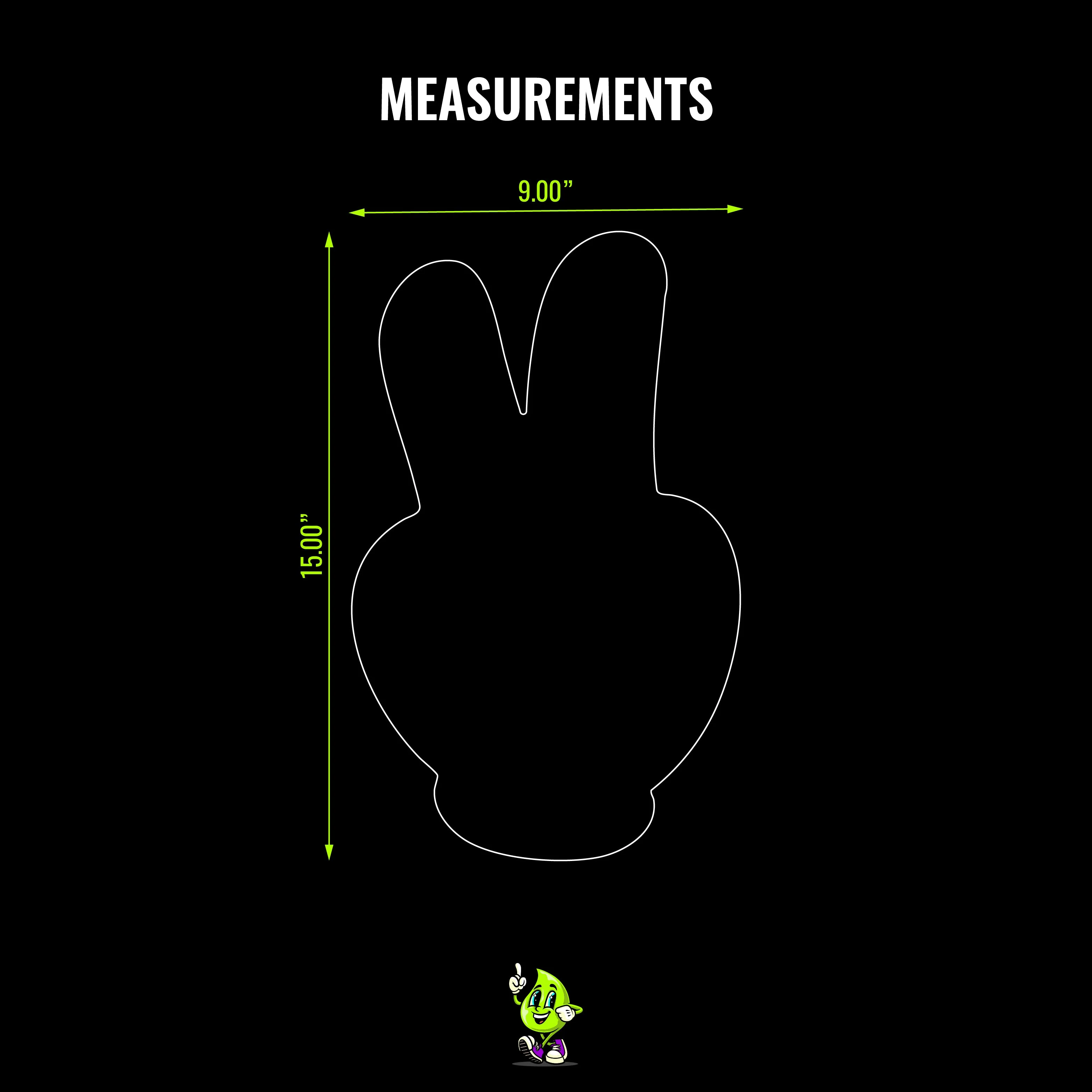 Blank Peace Fingers - Image 4