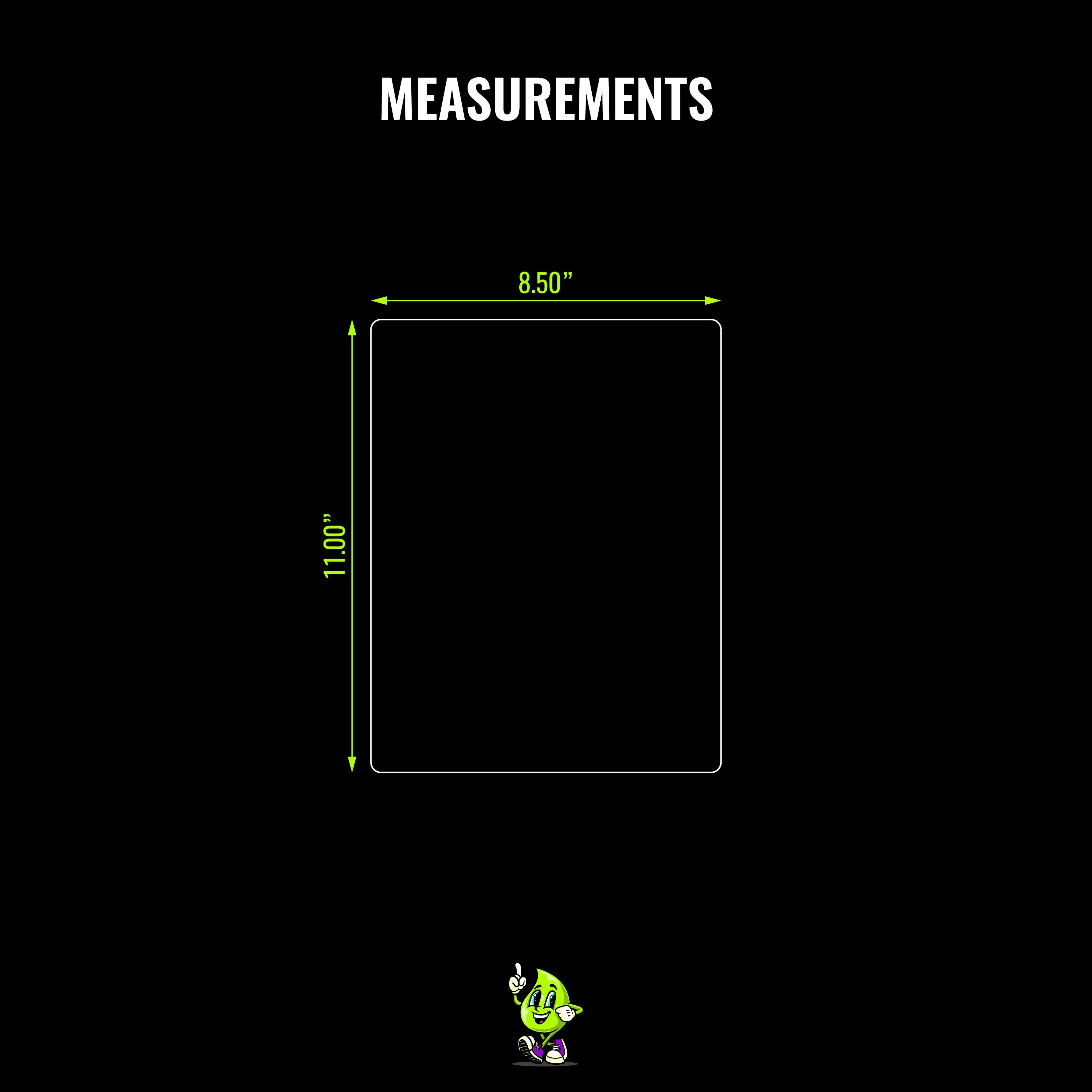 Blank Rectangle - 8.50" x 11.00" - Image 4