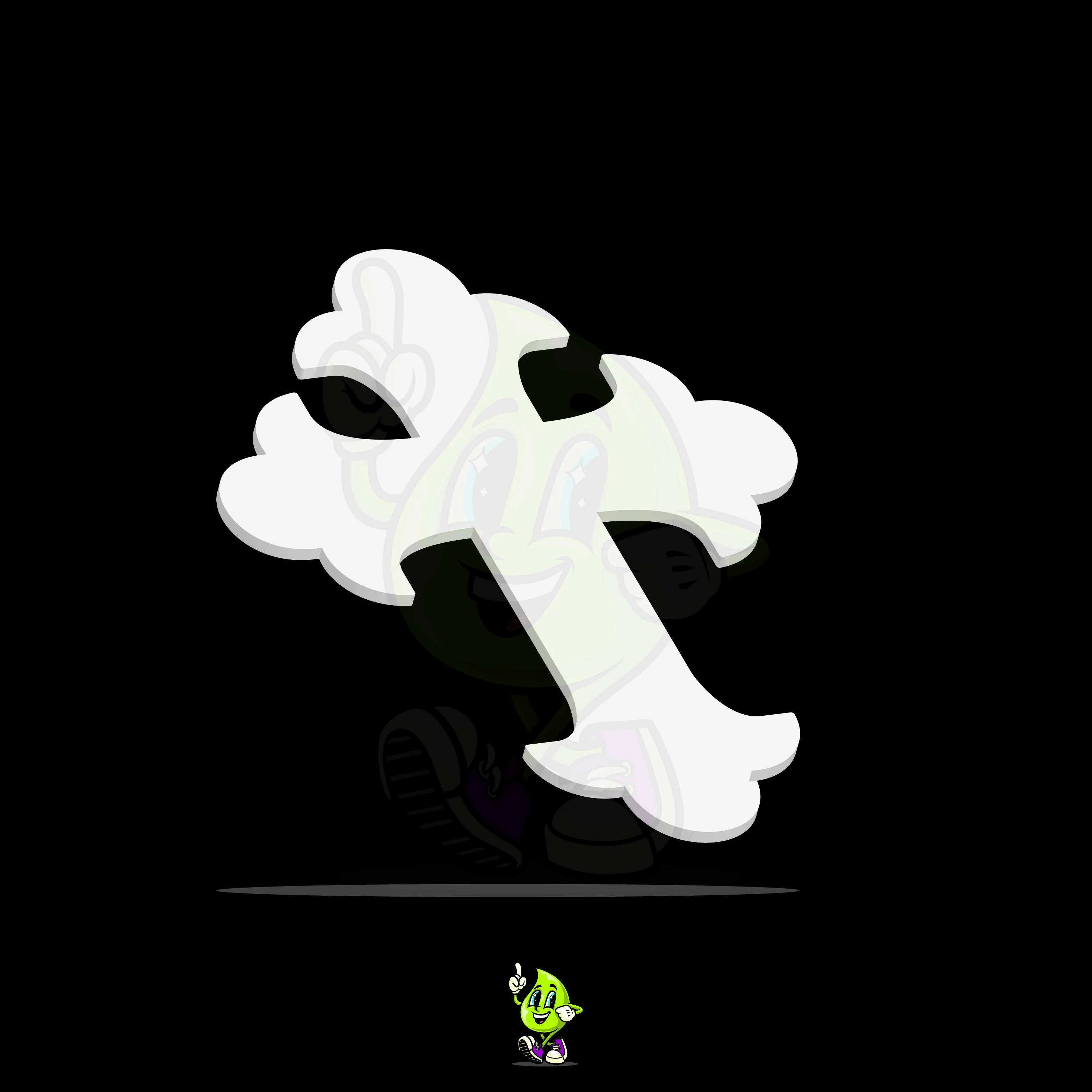 Blank Scallop Cross