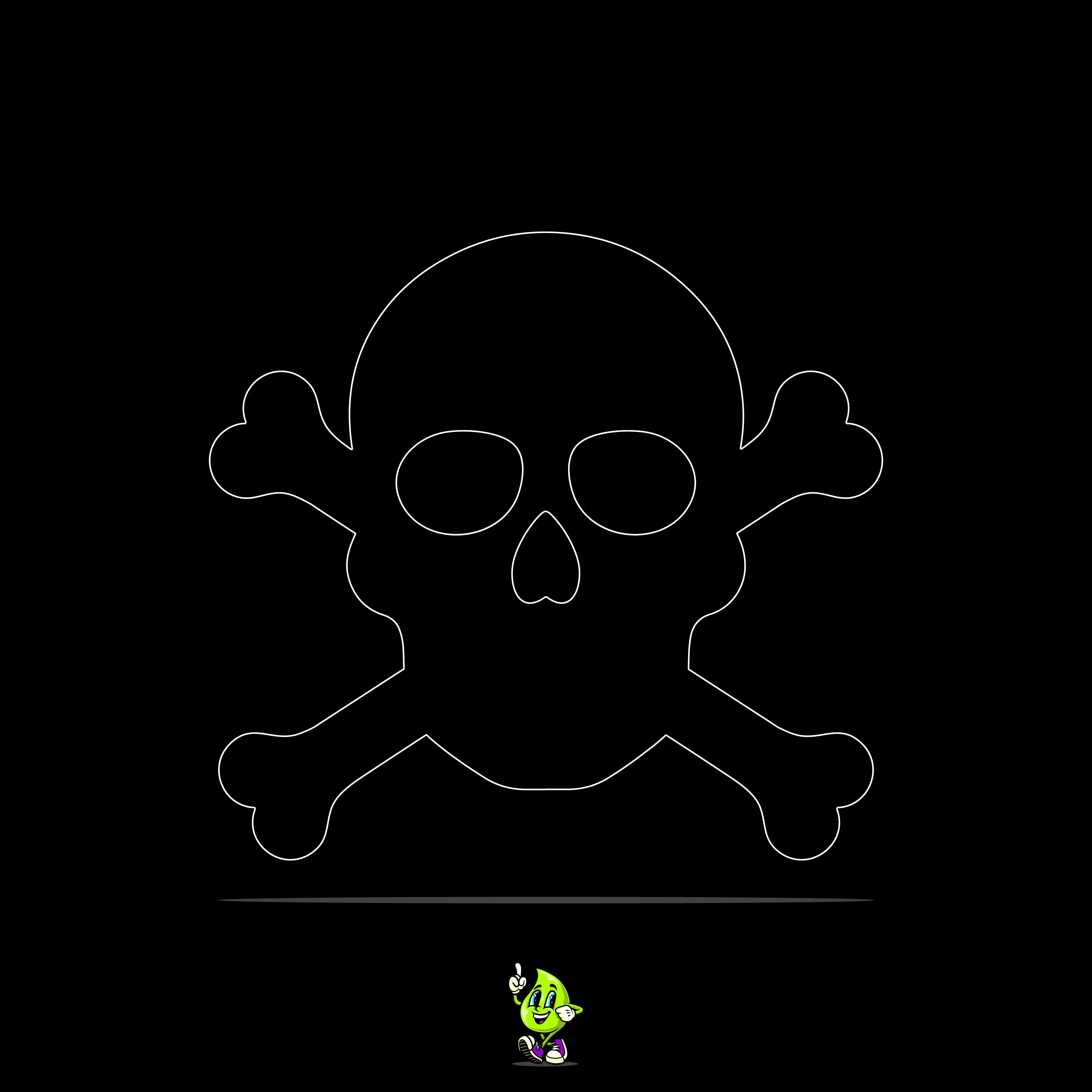 Blank Skull & Crossbones - Image 3