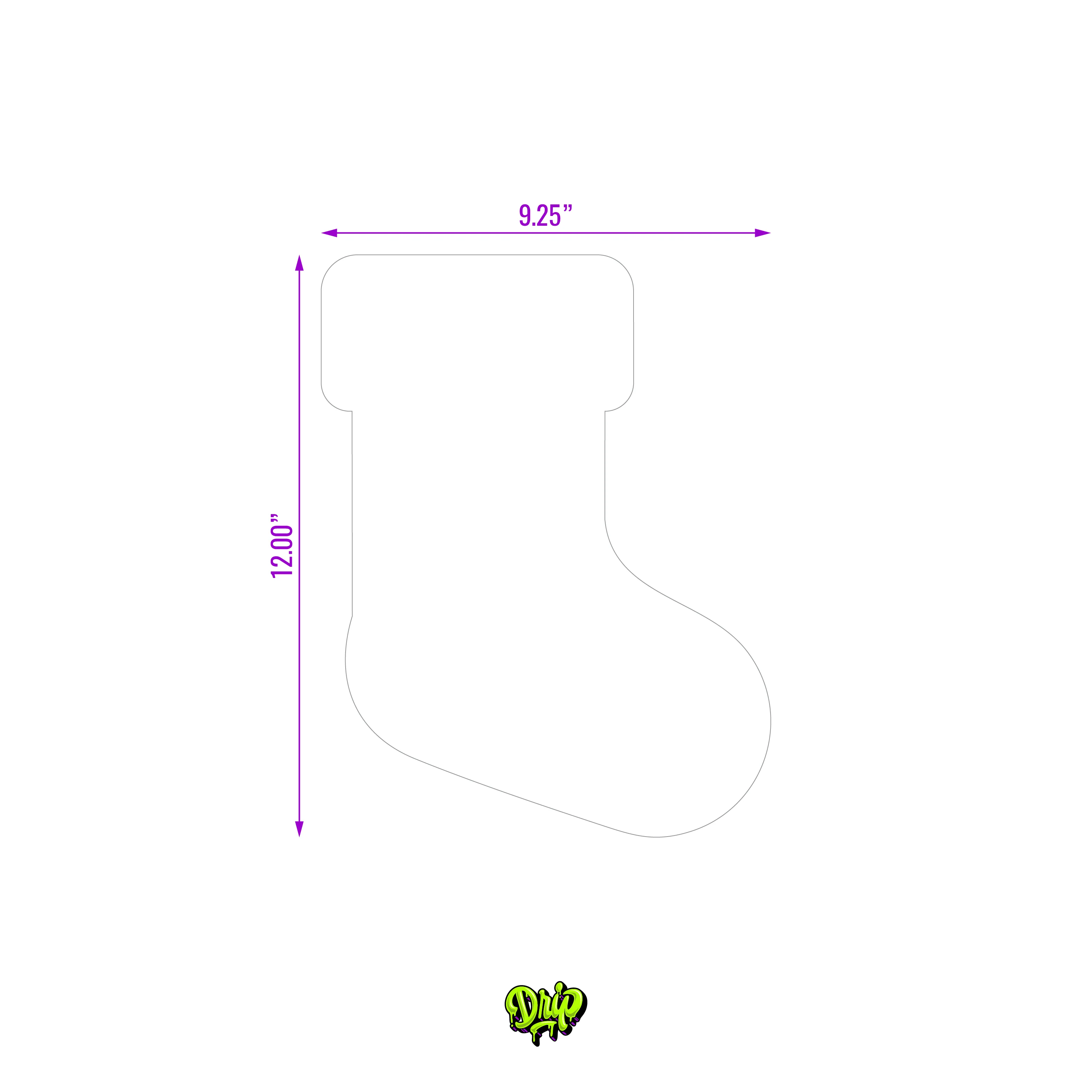 Blank Christmas Stocking - Image 3