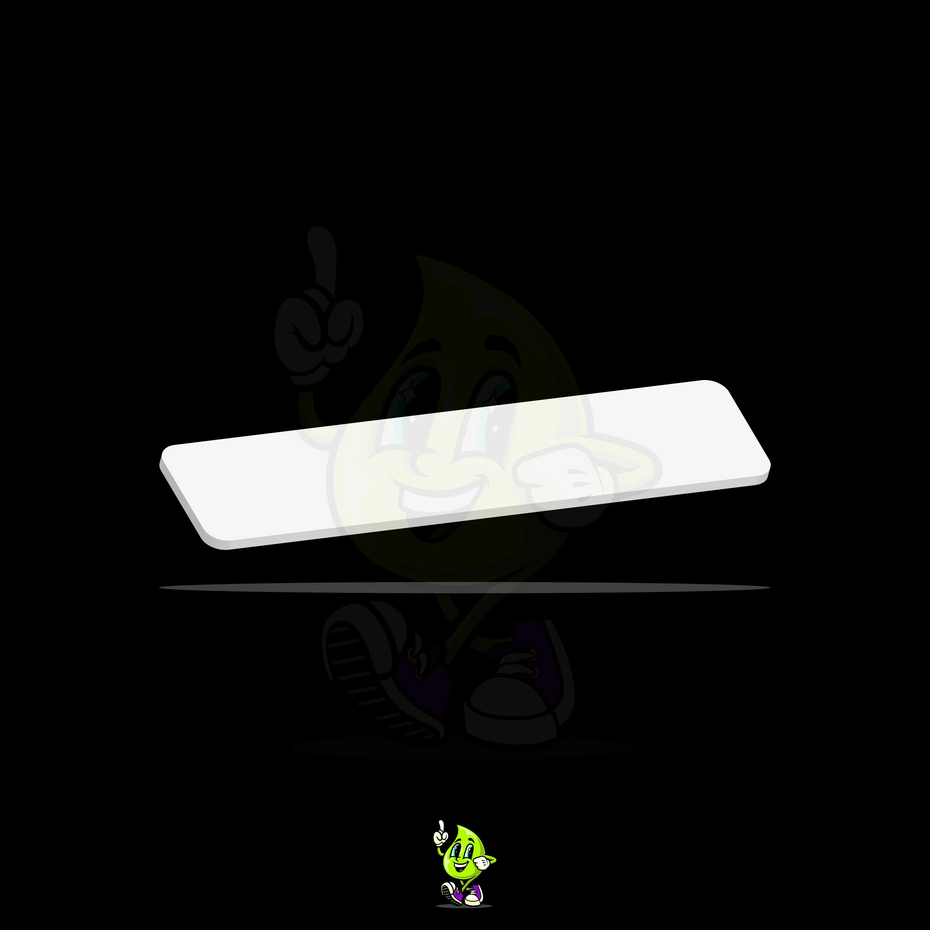Blank Street Sign