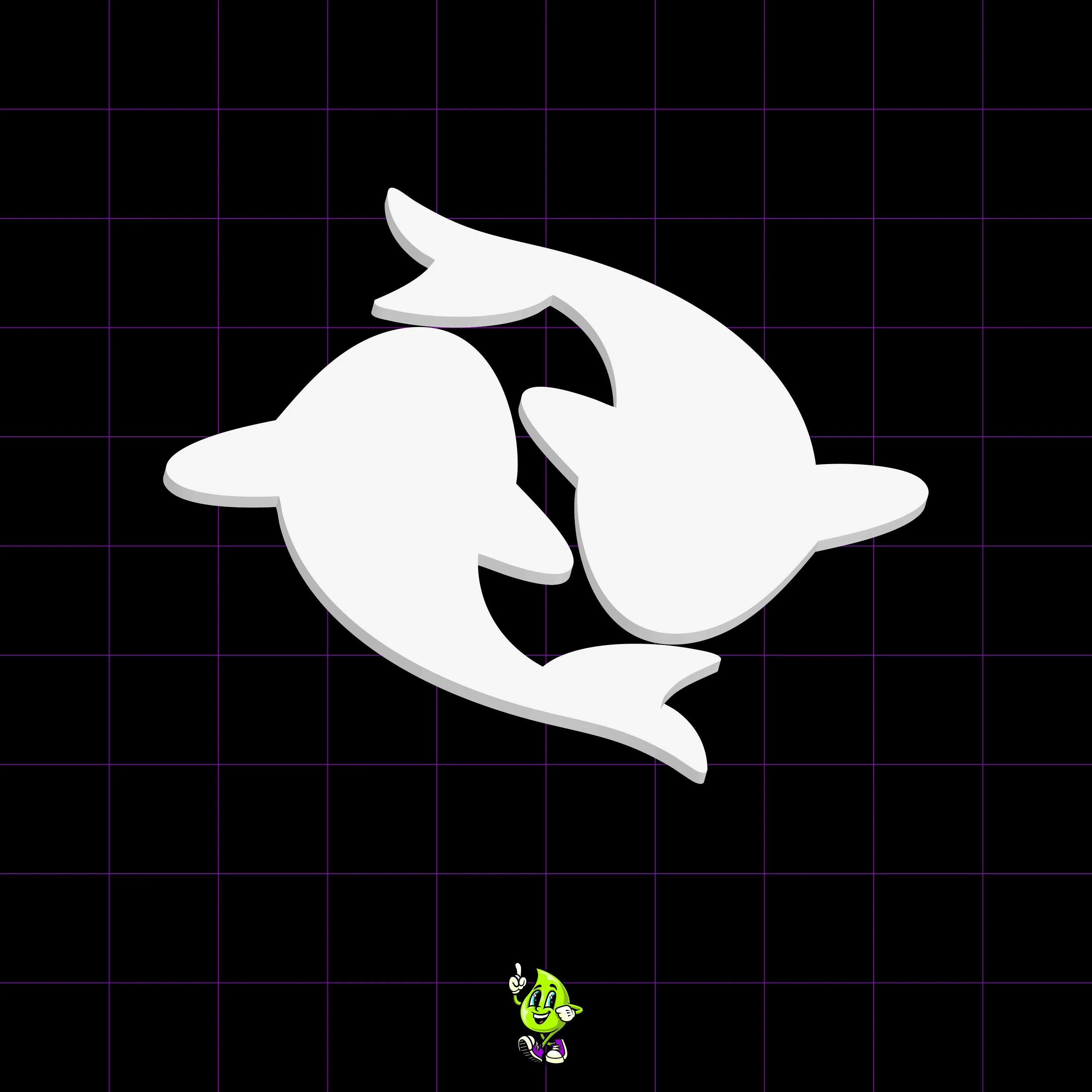 Blank Yin Yang Koi Fish Set of 2 - Image 5