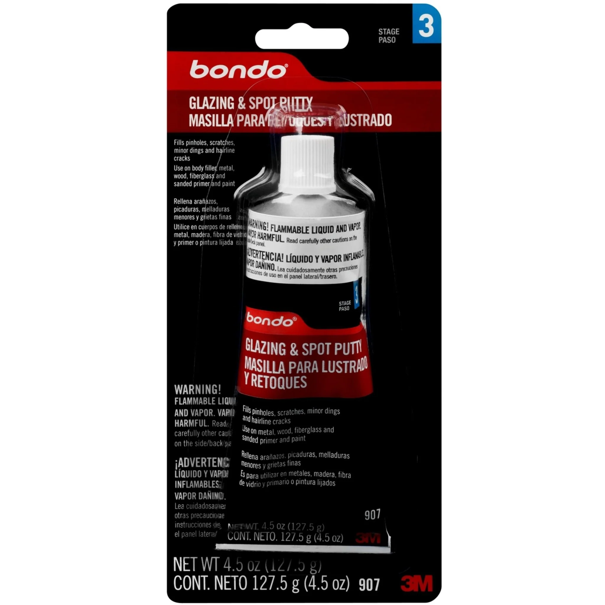 Bondo Glazing & Spot Putty, 4.5 oz