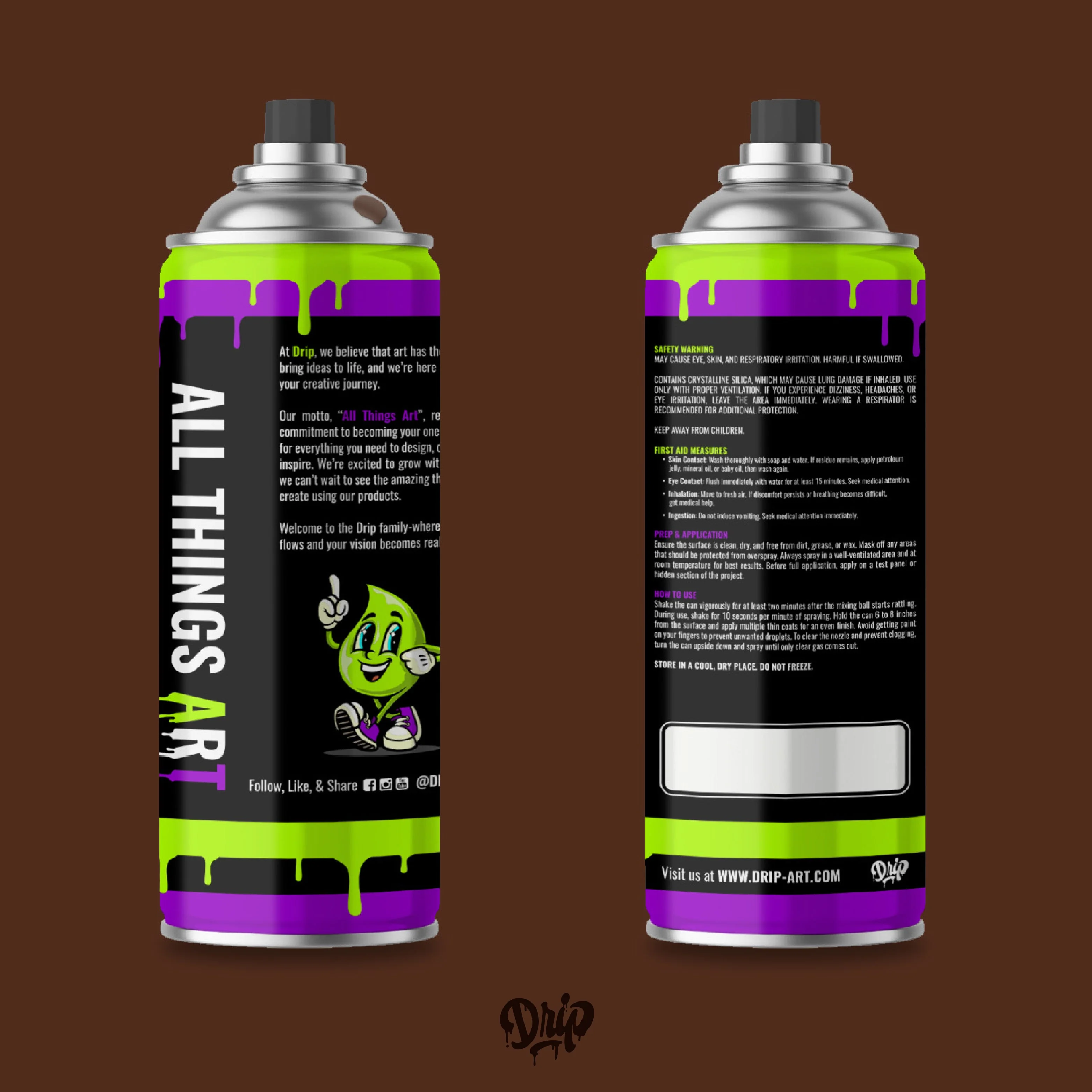 Chocolate Spray Can (12oz) by Drip® - Image 4