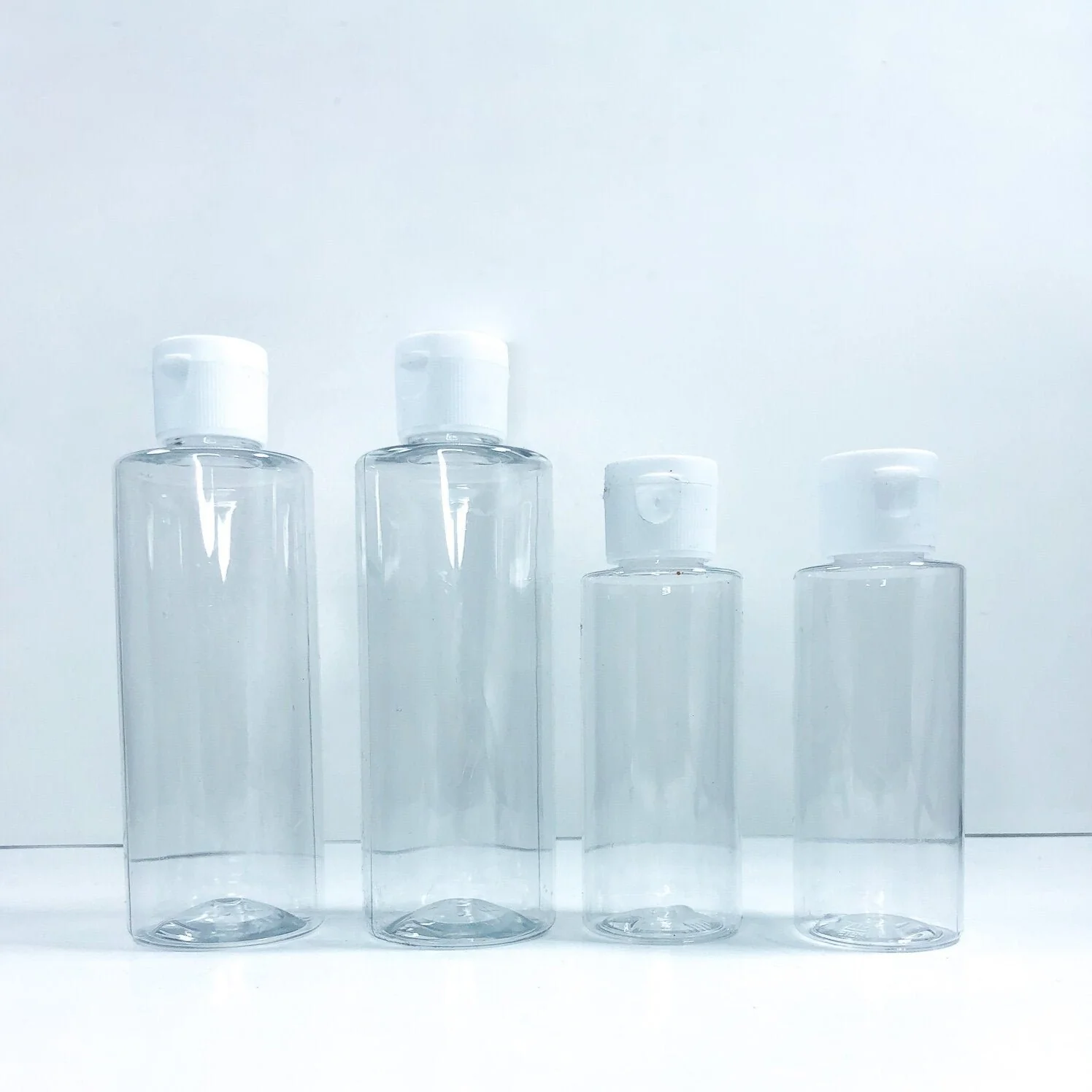 Clear PET bottle 4oz / 2 oz