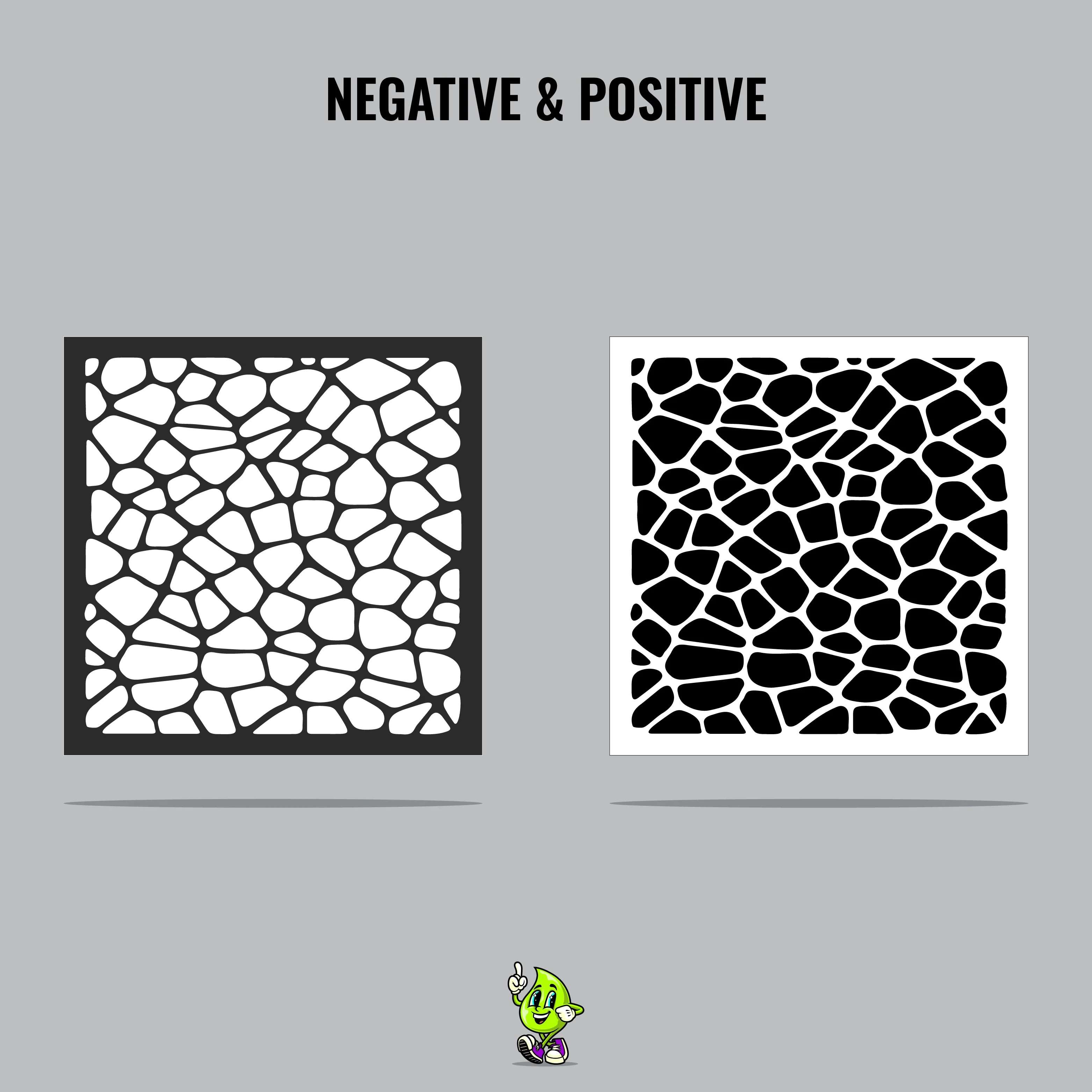 Cobblestone Vinyl Stencil Pack – Set of 4 - Image 4