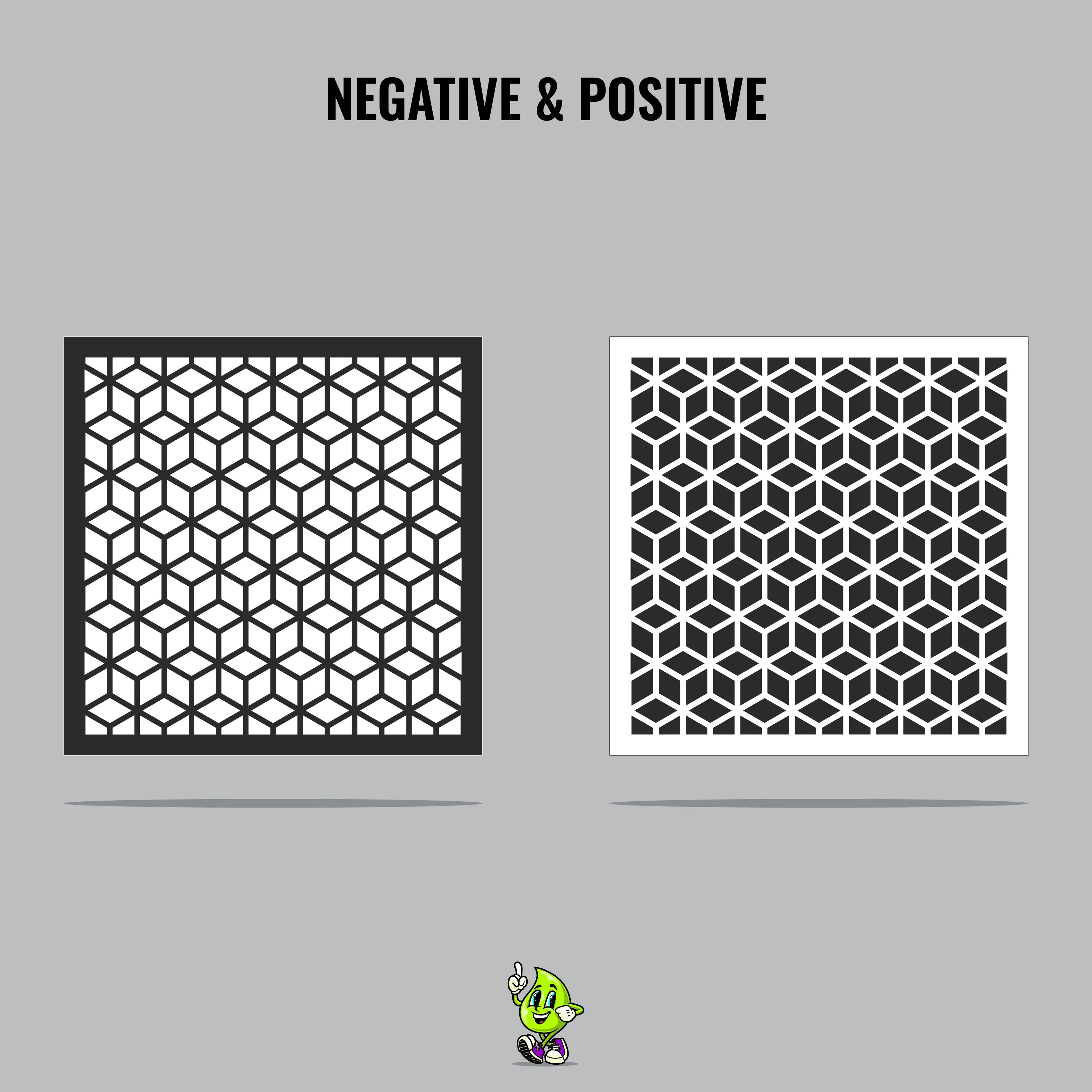 Cube Vinyl Stencil Pack – Set of 4 - Image 4