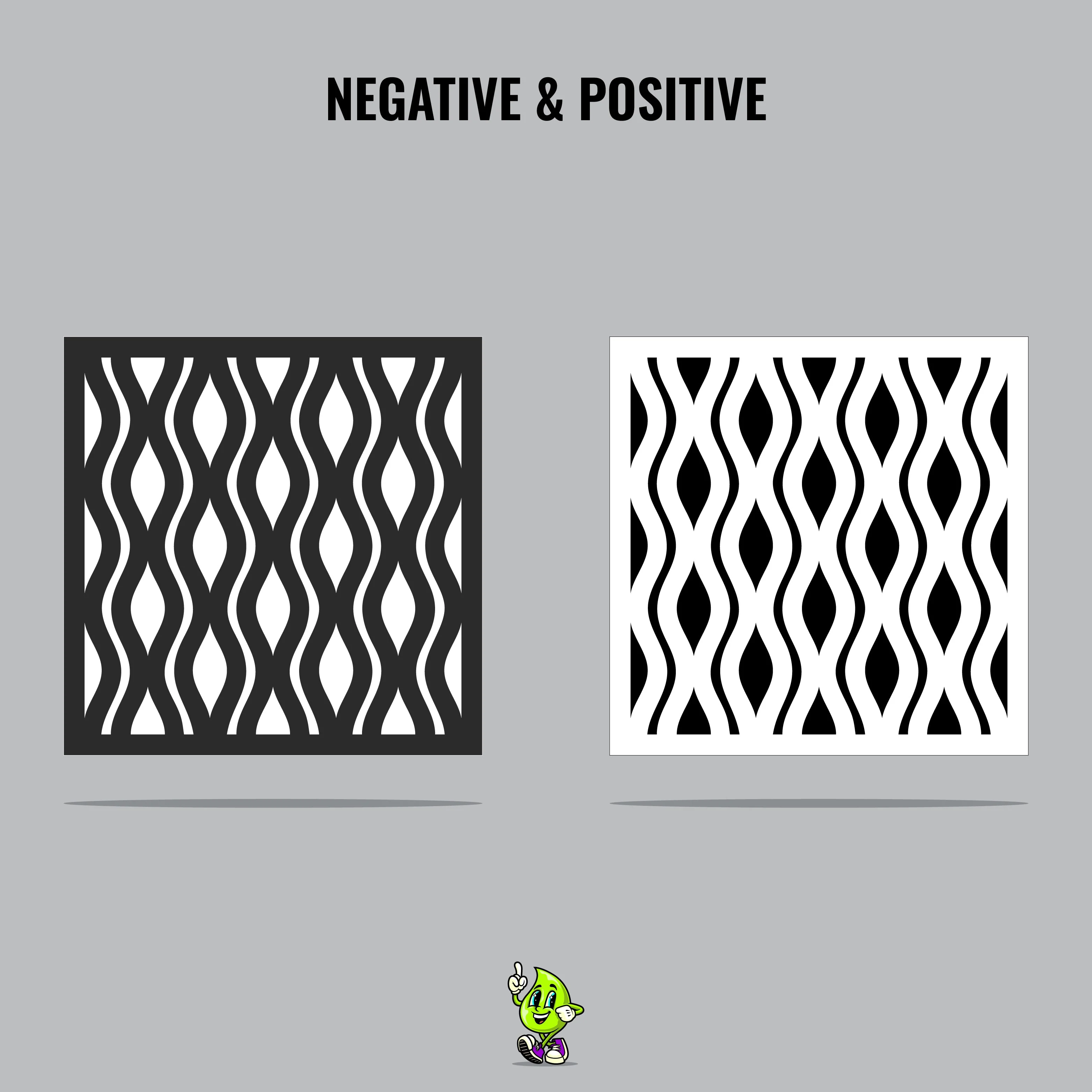 Curvy Lines Vinyl Stencil Pack – Set of 4 - Image 4