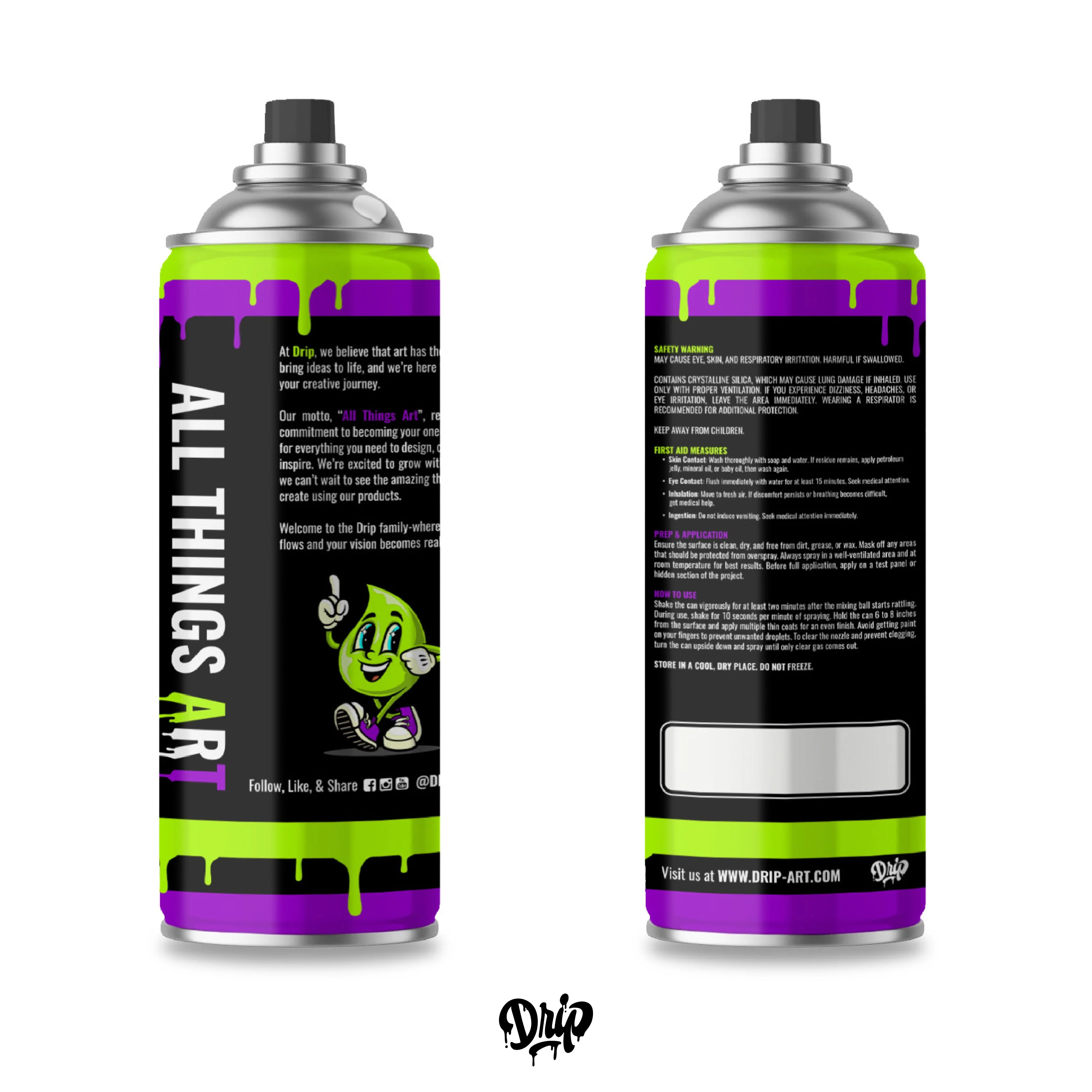 Ghost Spray Can (12oz) by Drip® - Image 4