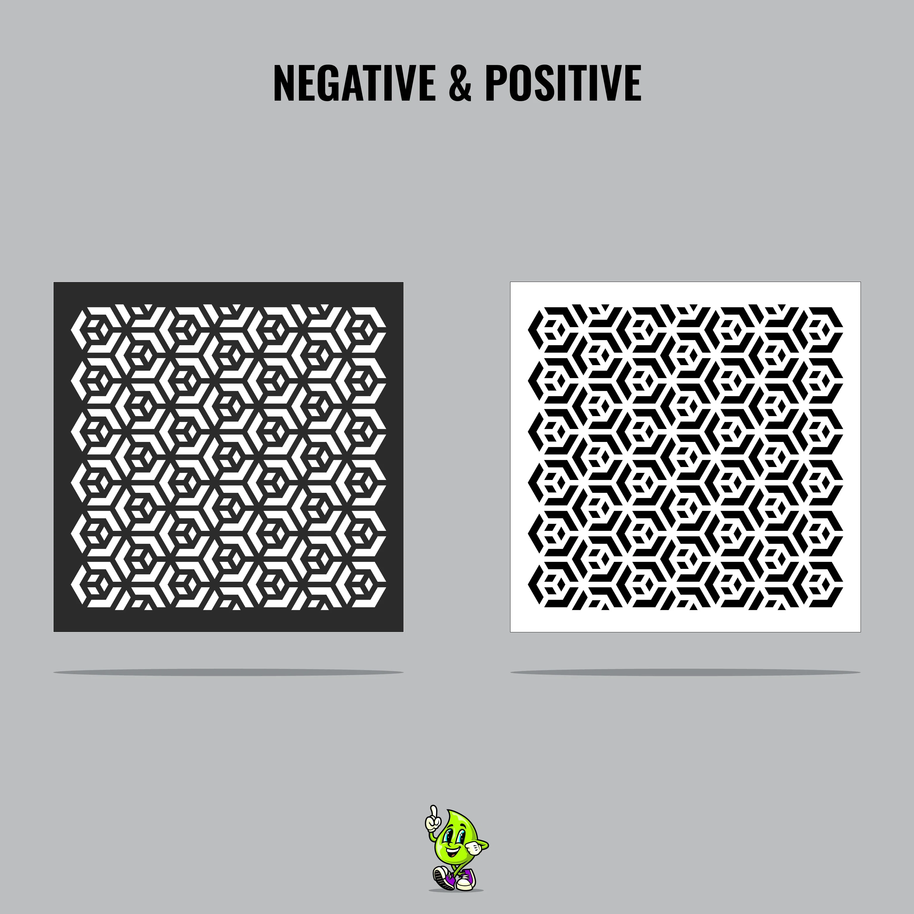 Hex Vinyl Stencil Pack – Set of 4 - Image 4