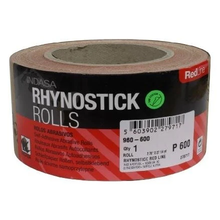 Indasa 2.75" x 25M Red PSA Sanding Rolls