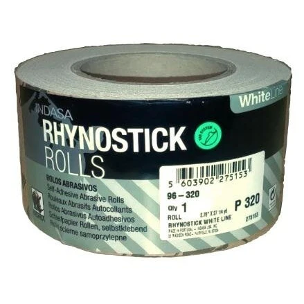Indasa 2.75" x 25M White PSA Sanding Rolls