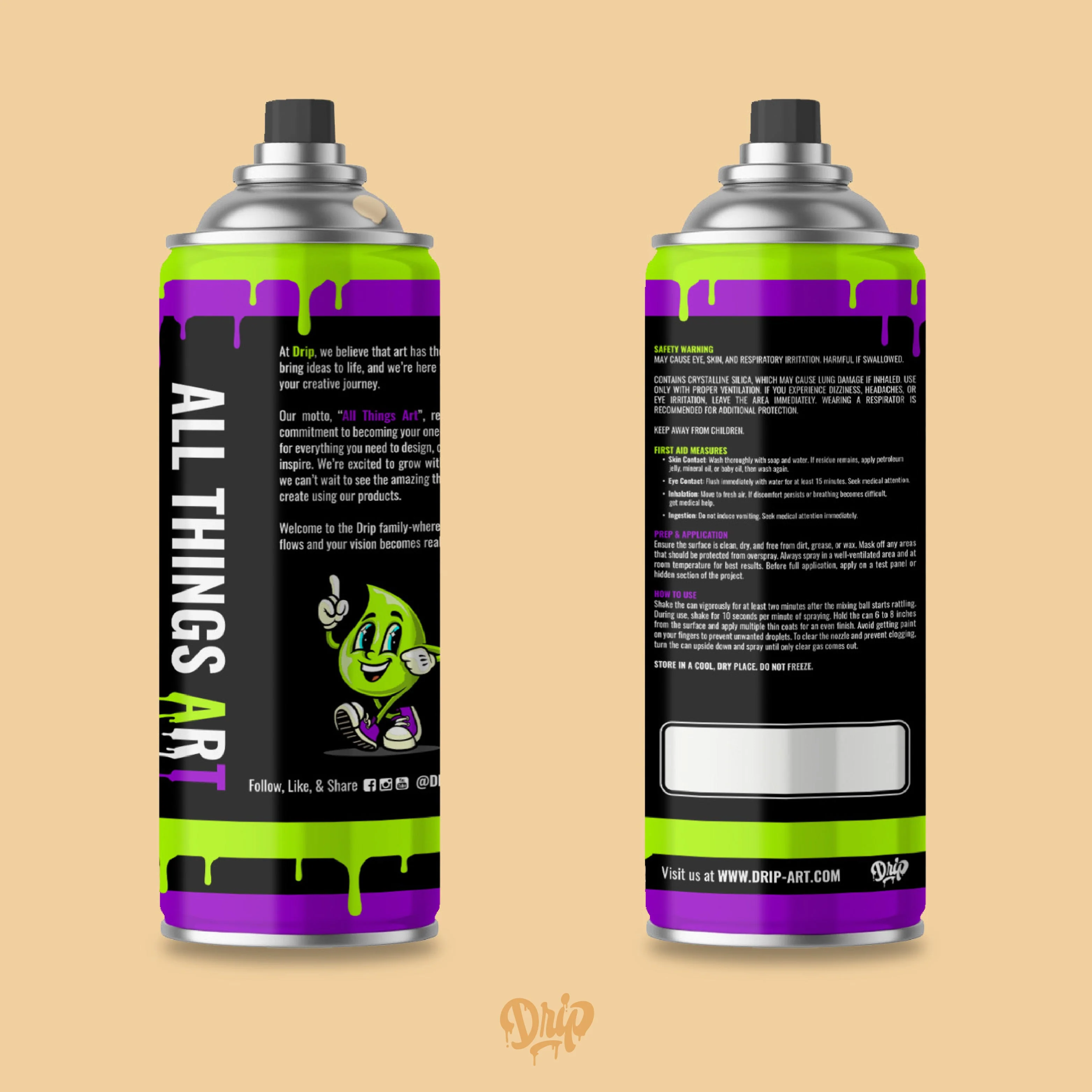 Latte Spray Can (12oz) by Drip® - Image 4