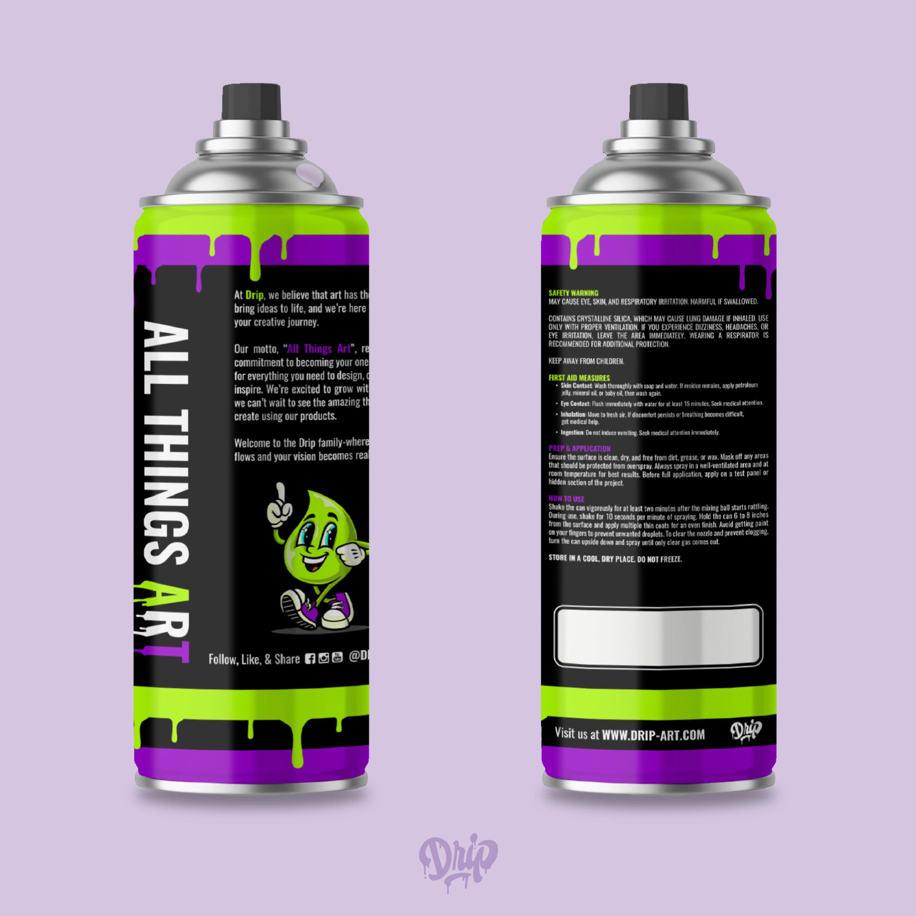 Lavender Spray Can (12oz) by Drip® - Image 4