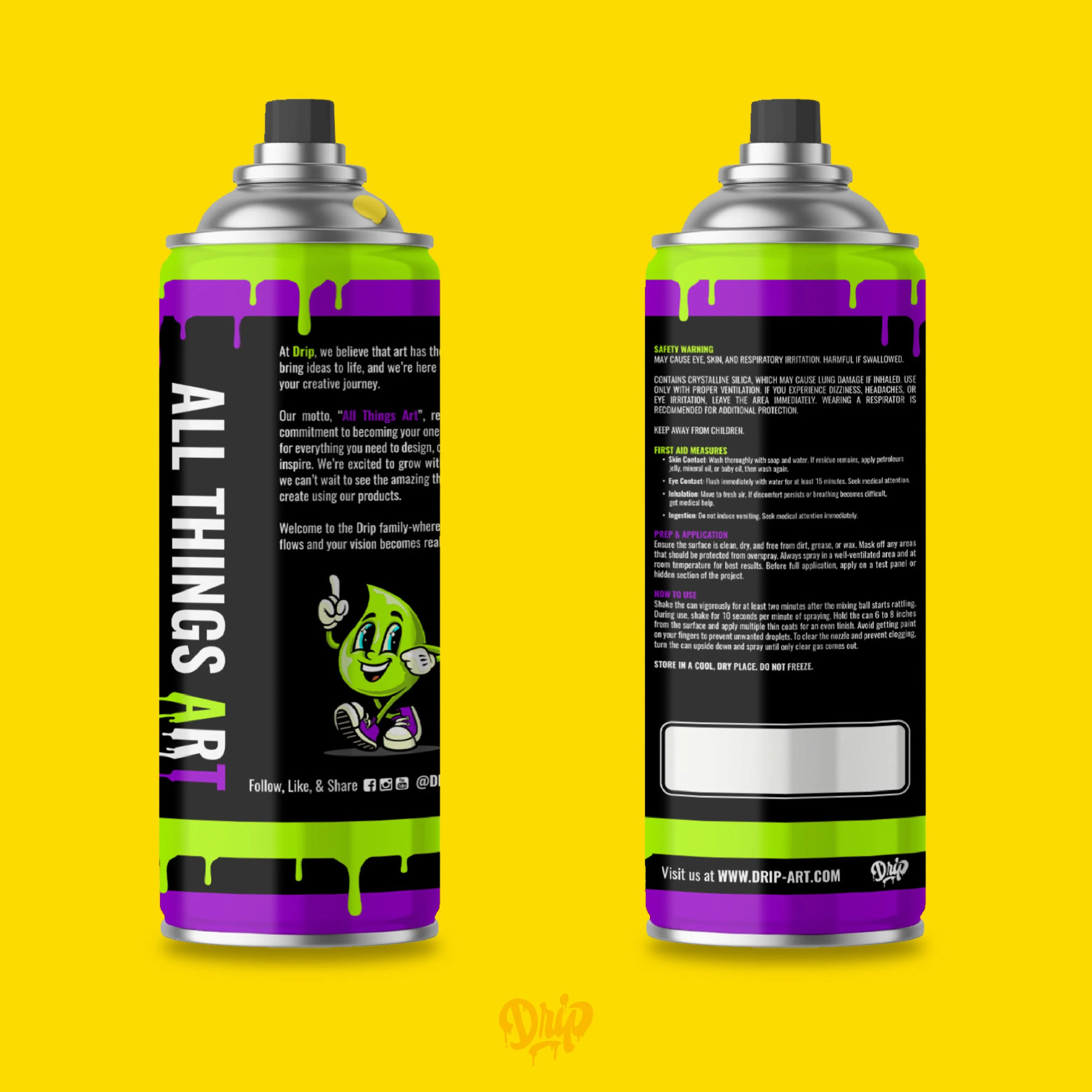 Lemon Burst Spray Can (12oz) by Drip® - Image 4