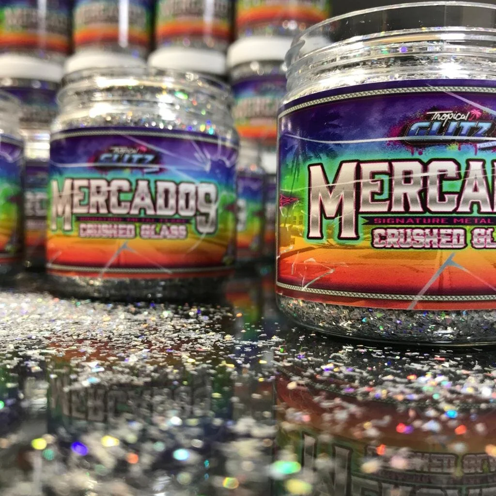 Mercado's Crushed Glass Rainbow Metal Flake - Image 3