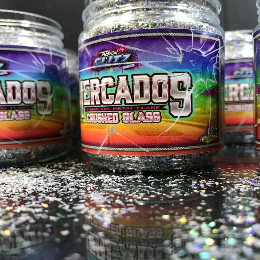Mercado's Crushed Glass Rainbow Metal Flake - Image 4
