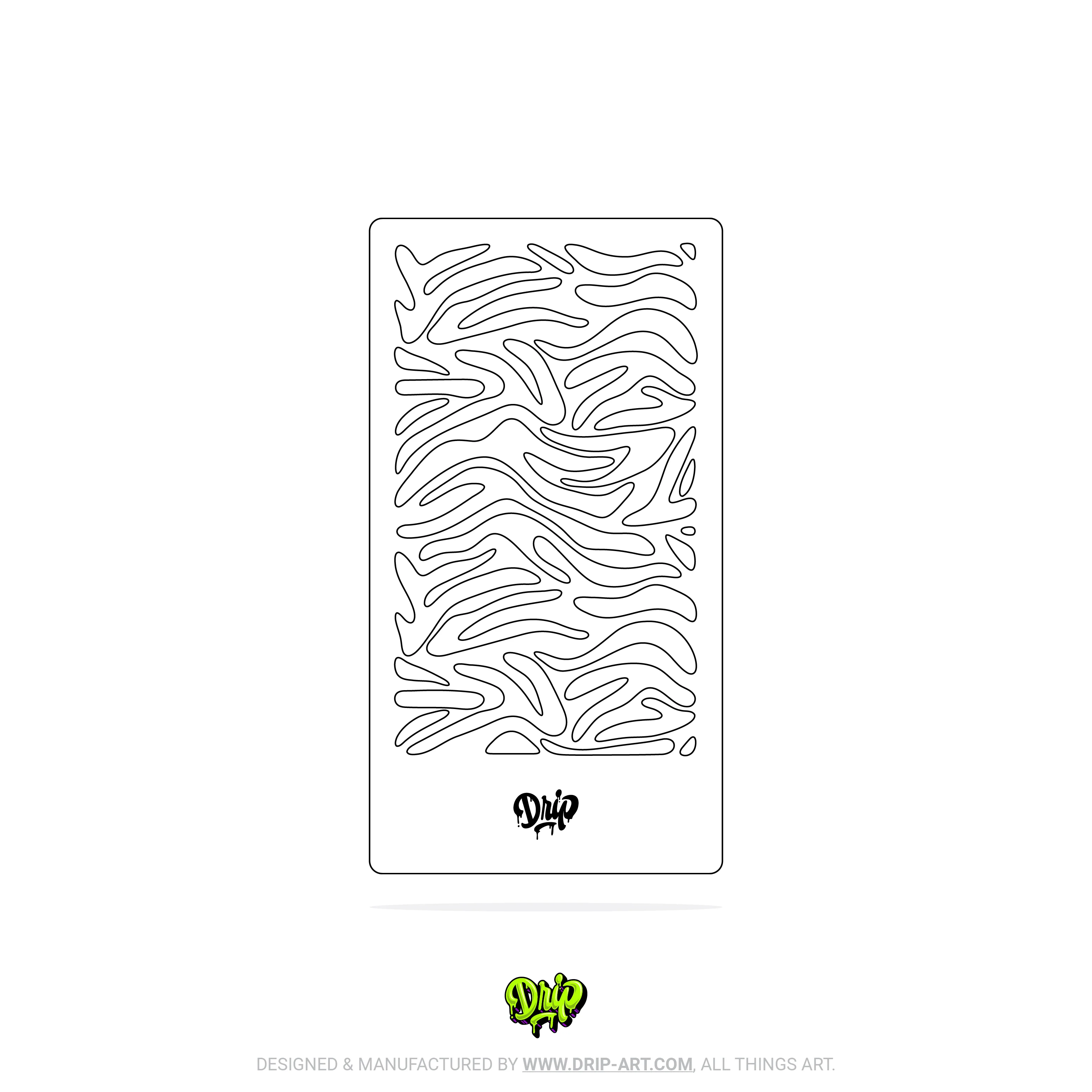 Mylar Stencil Abstract II