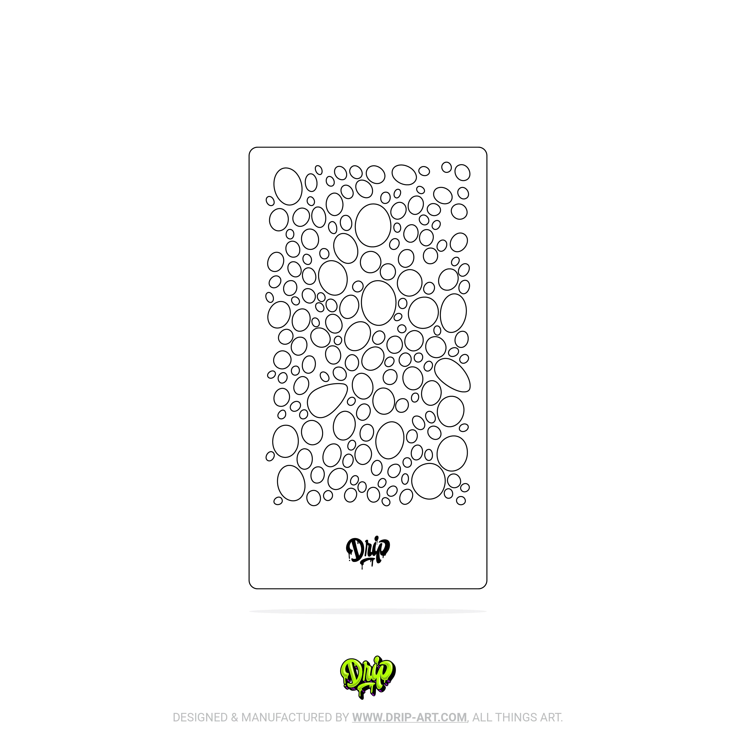 Mylar Stencil Bubbles