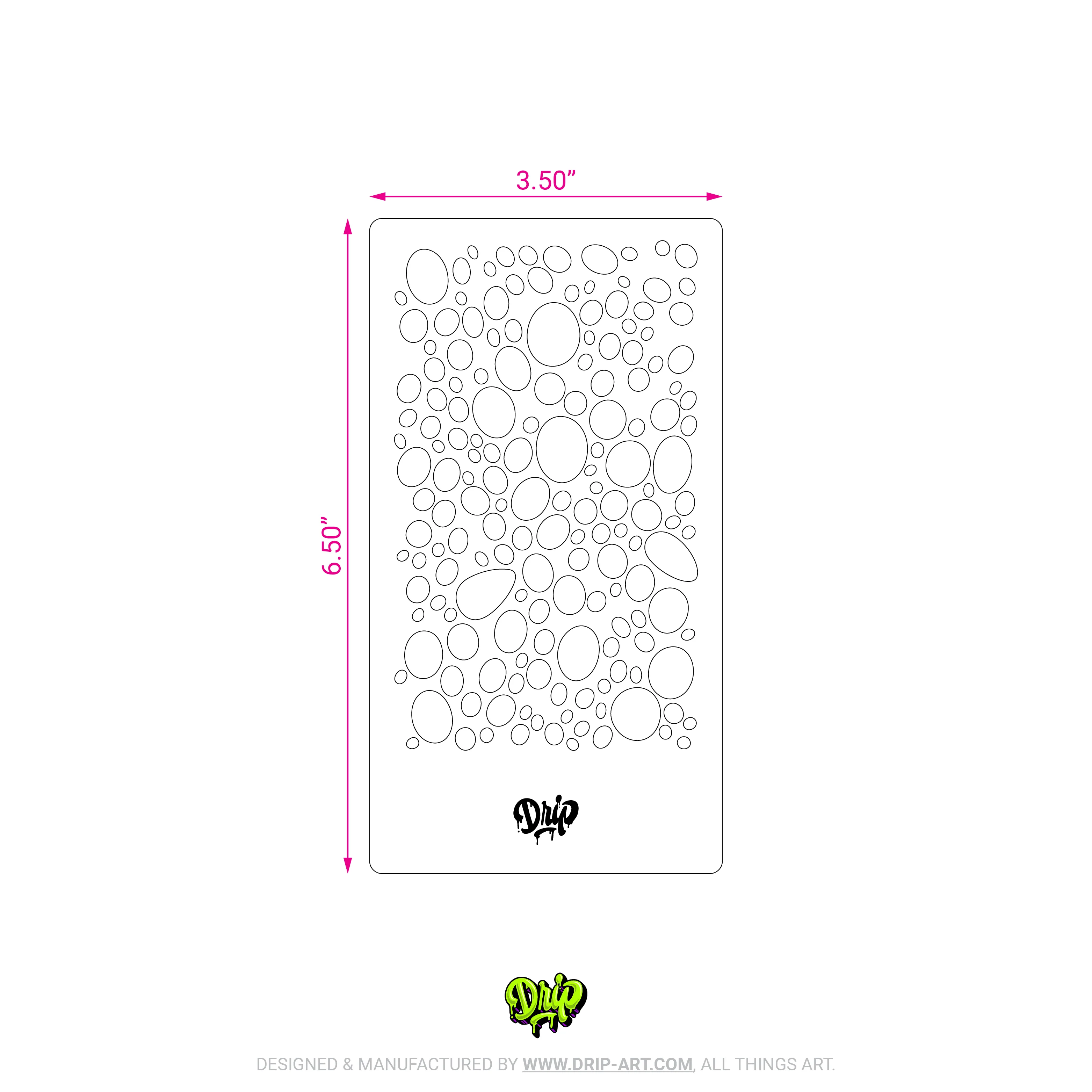 Mylar Stencil Bubbles - Image 3