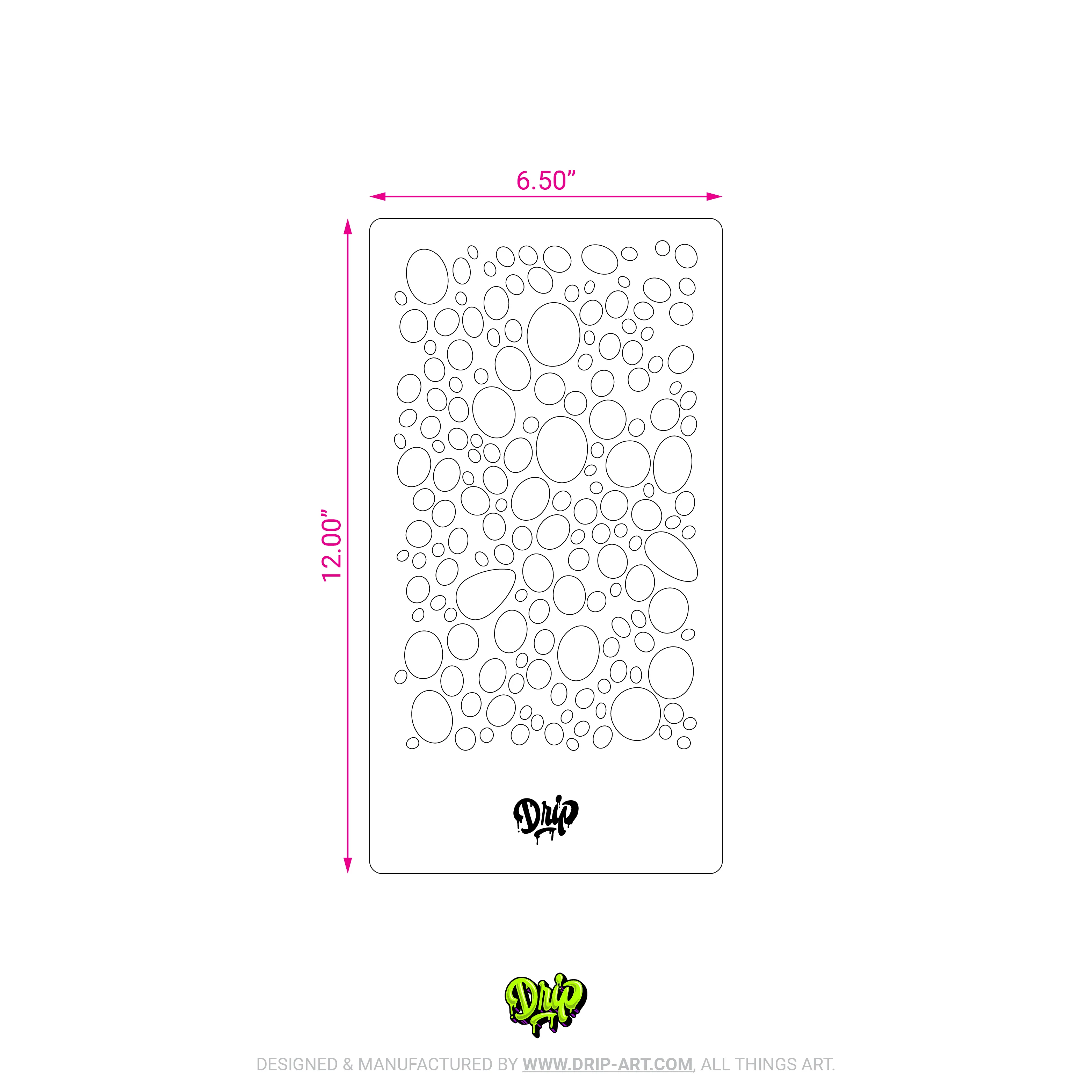 Mylar Stencil Bubbles - Image 4