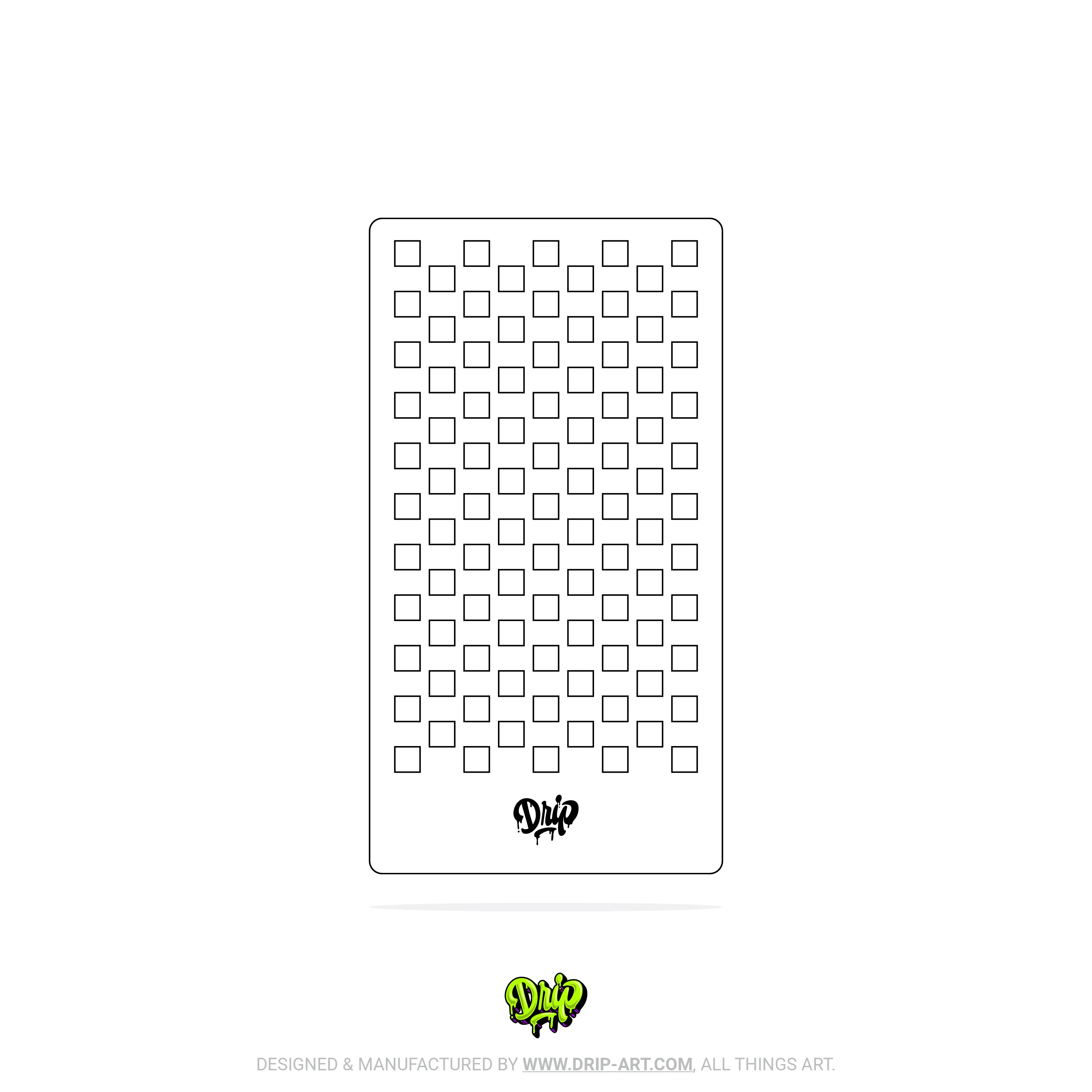 Mylar Stencil Checkerboard