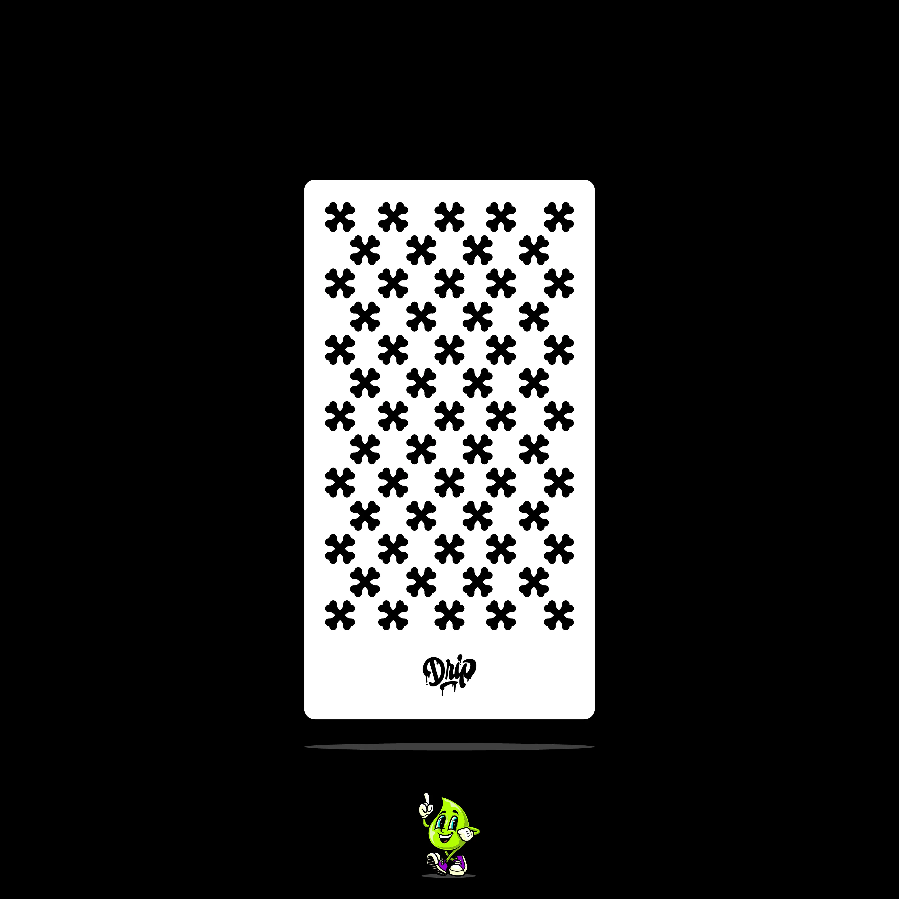 Mylar Stencil Crossbones - Image 2
