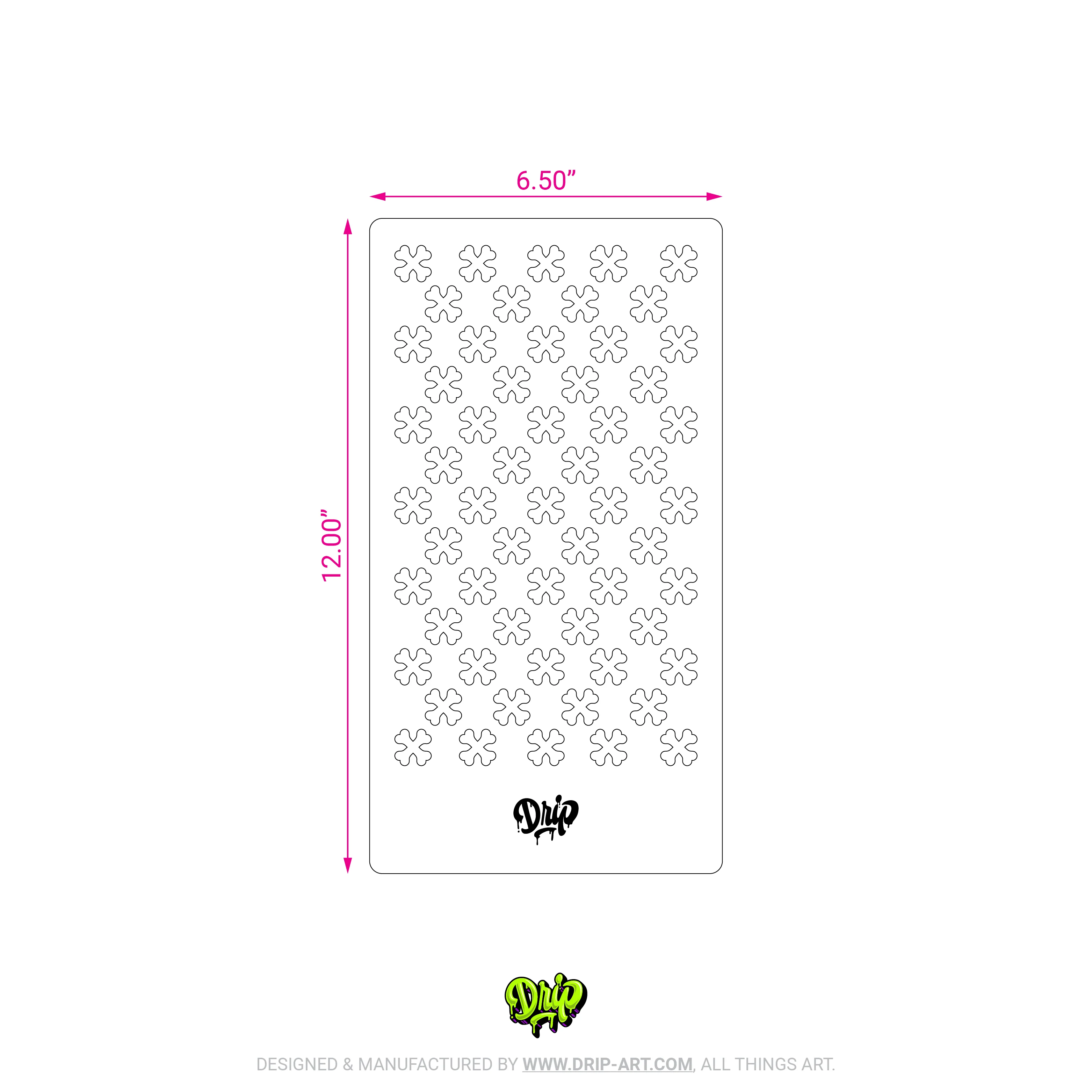 Mylar Stencil Crossbones - Image 4