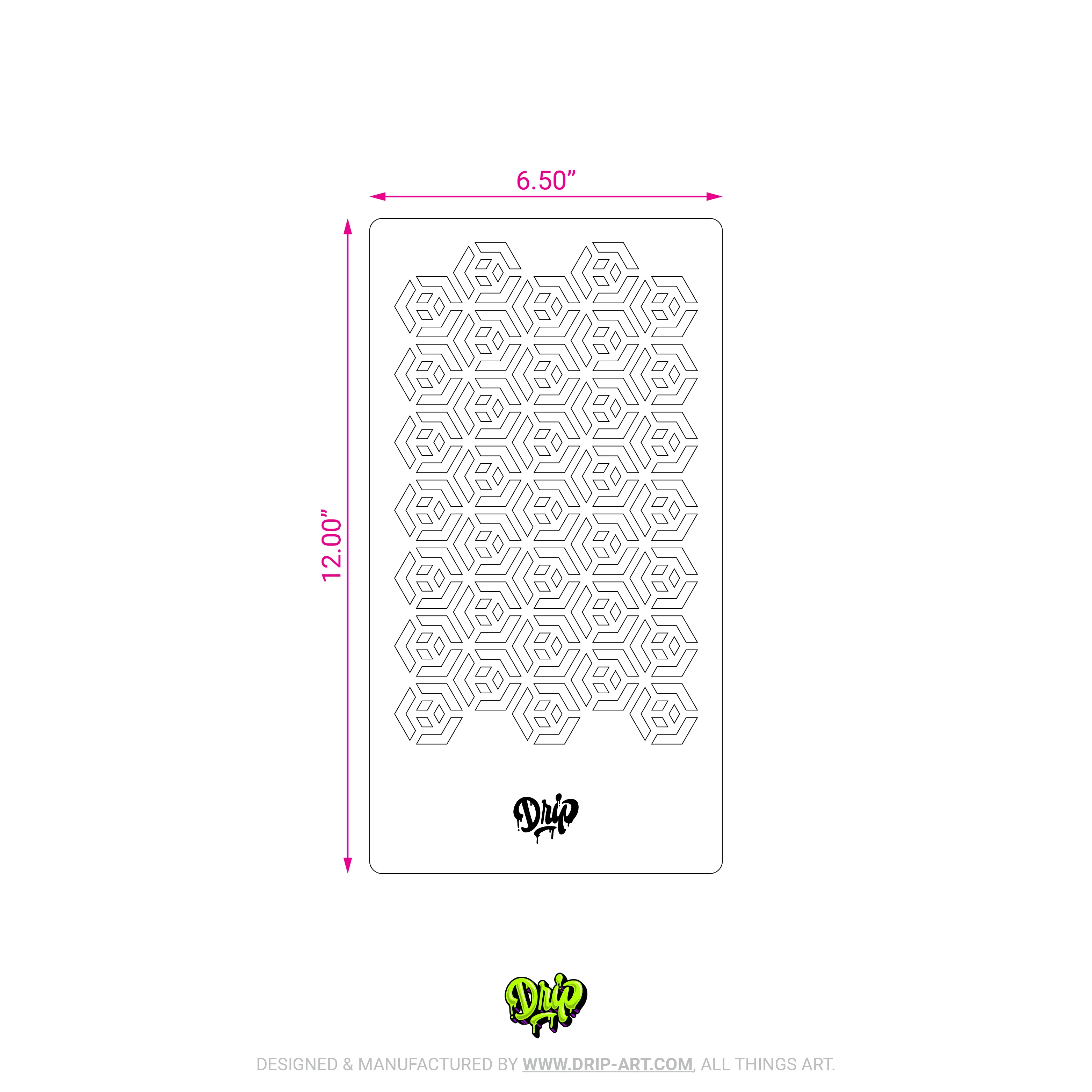 Mylar Stencil Hex - Image 4