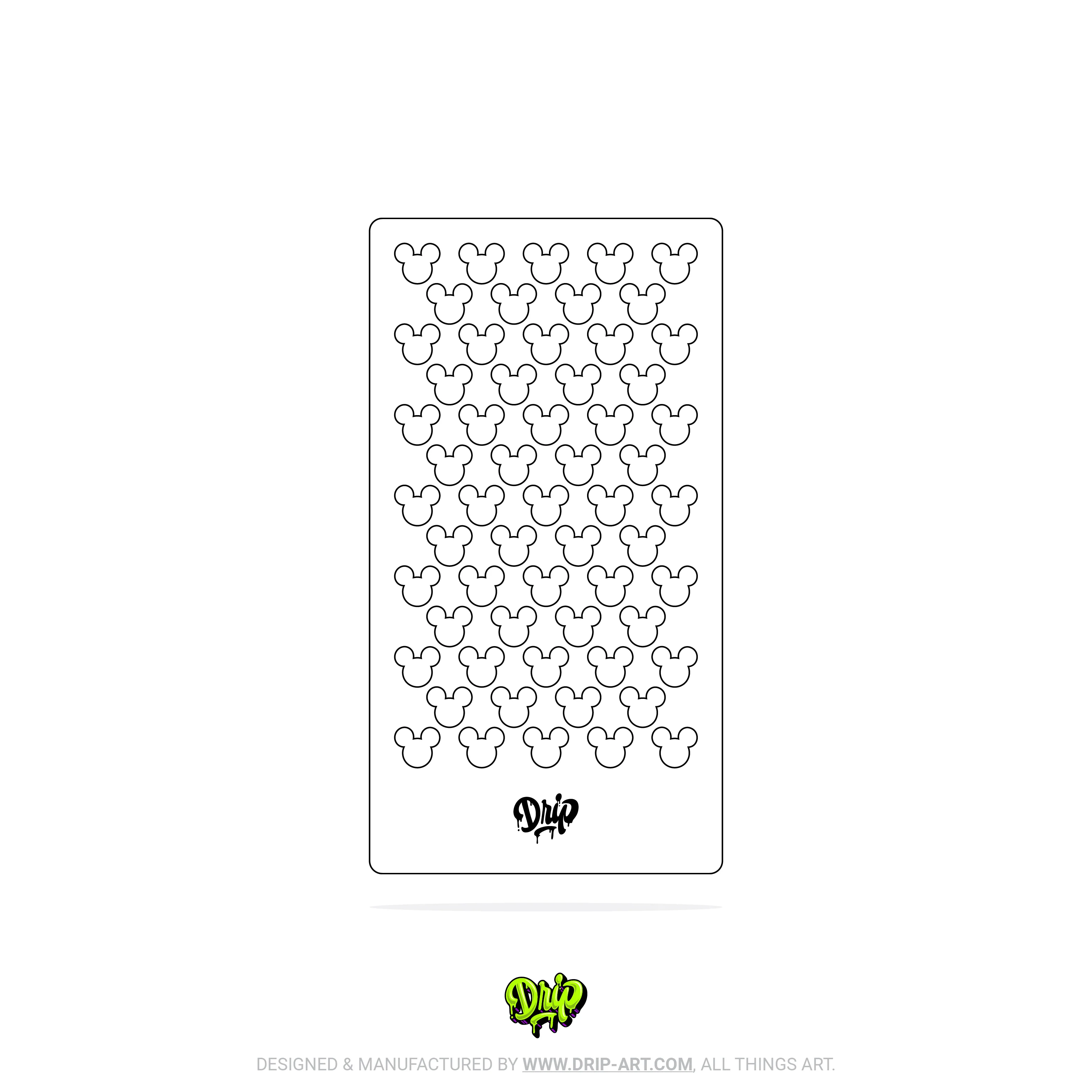 Mylar Stencil Mickeys