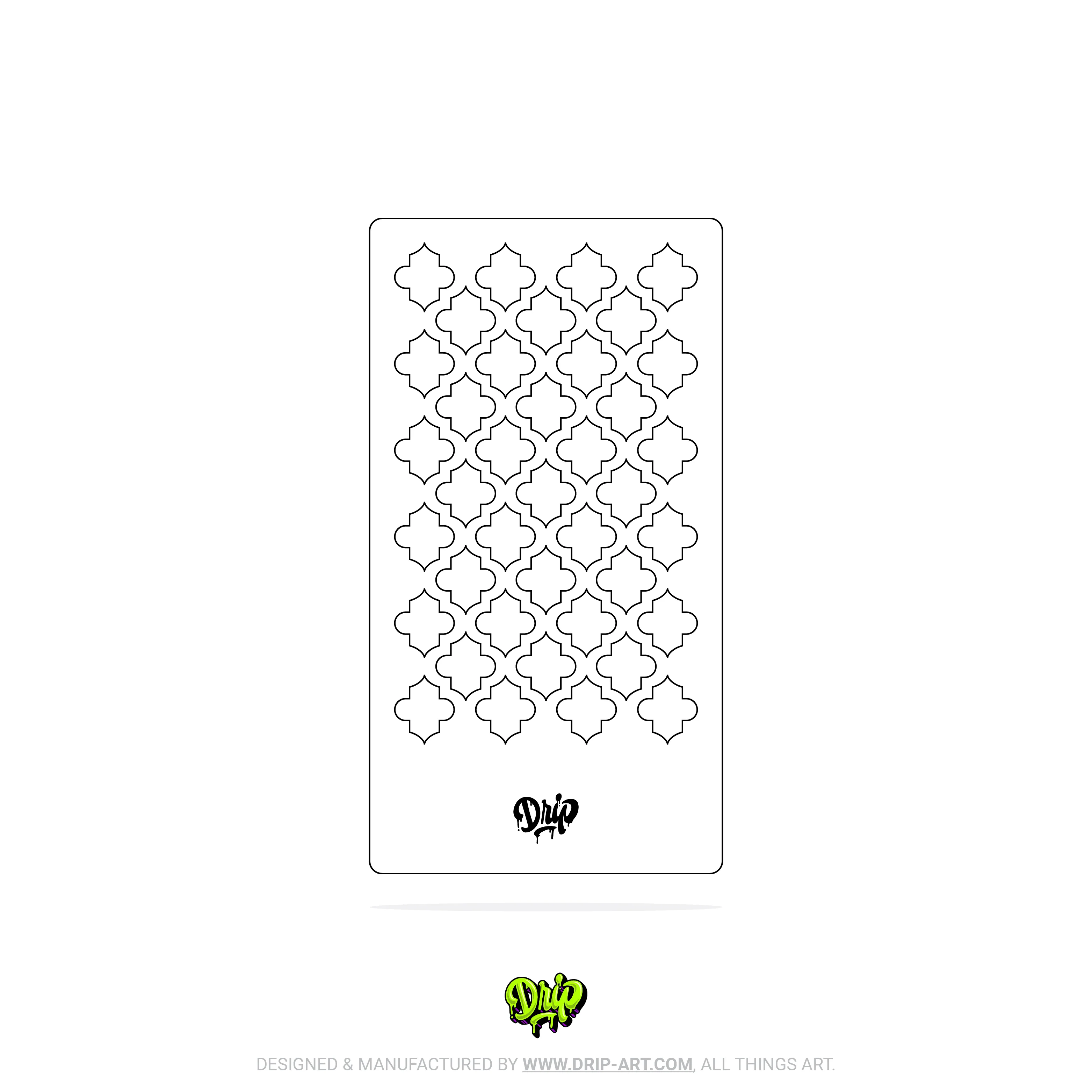 Mylar Stencil Moroccan