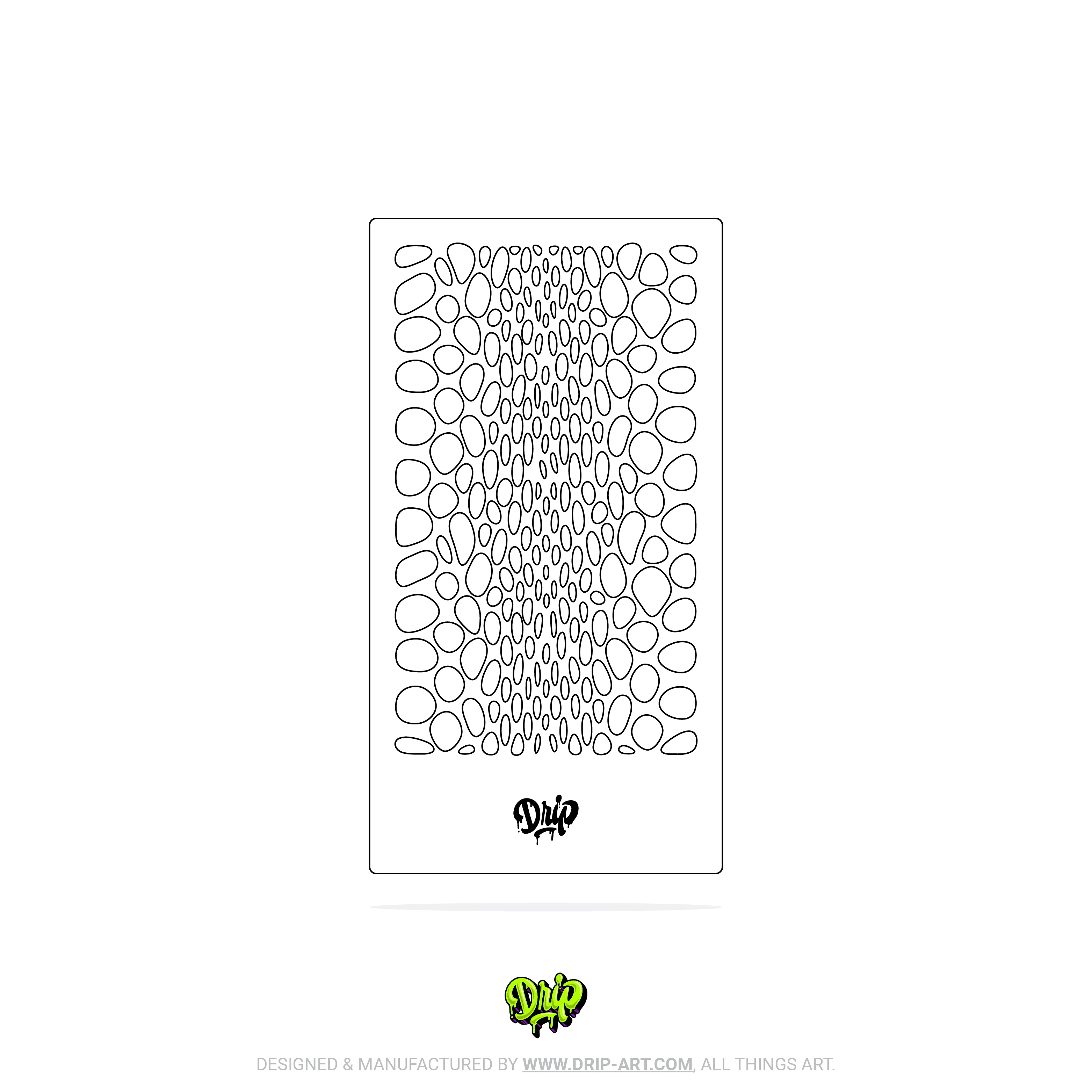 Mylar Stencil Snakeskin