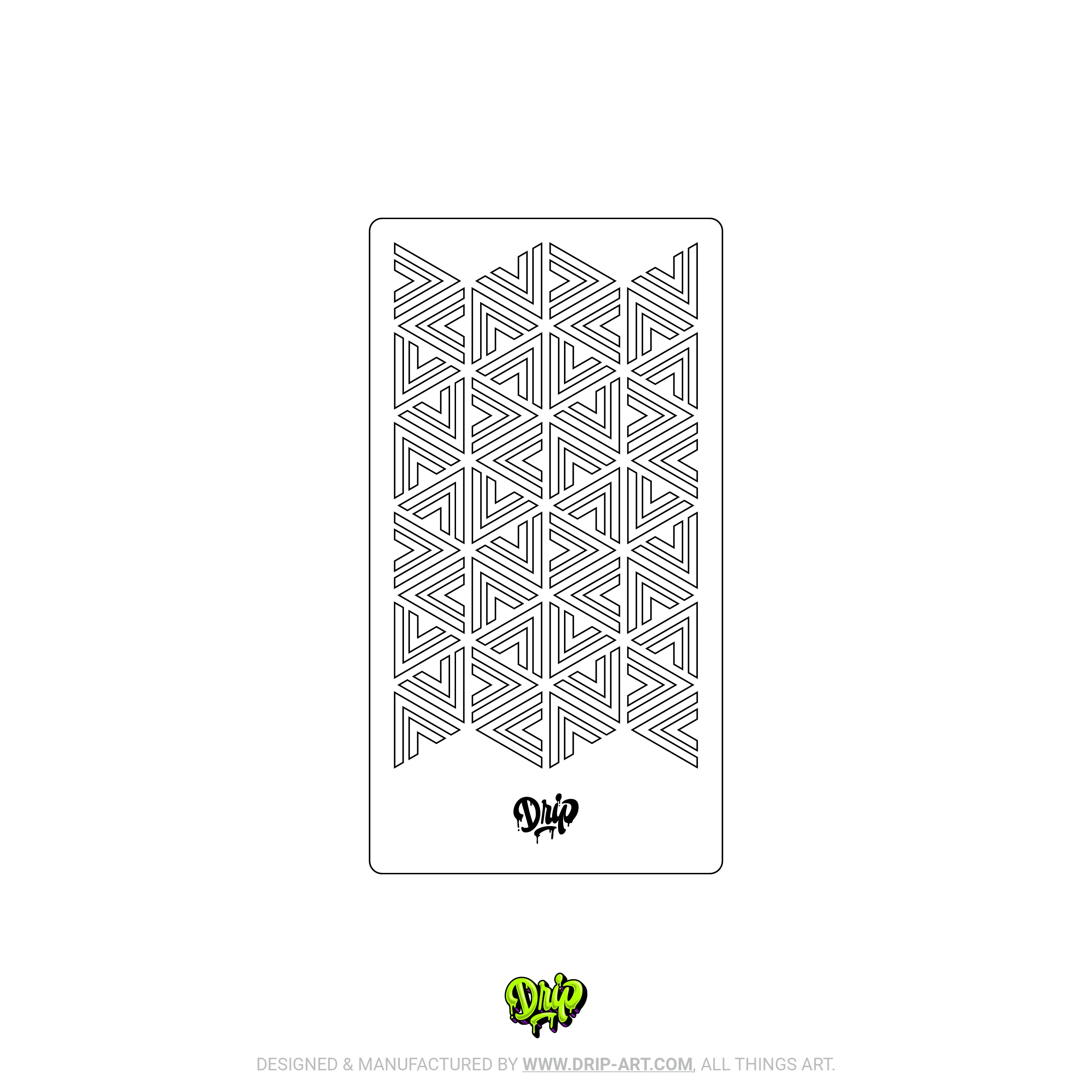Mylar Stencil Tribal